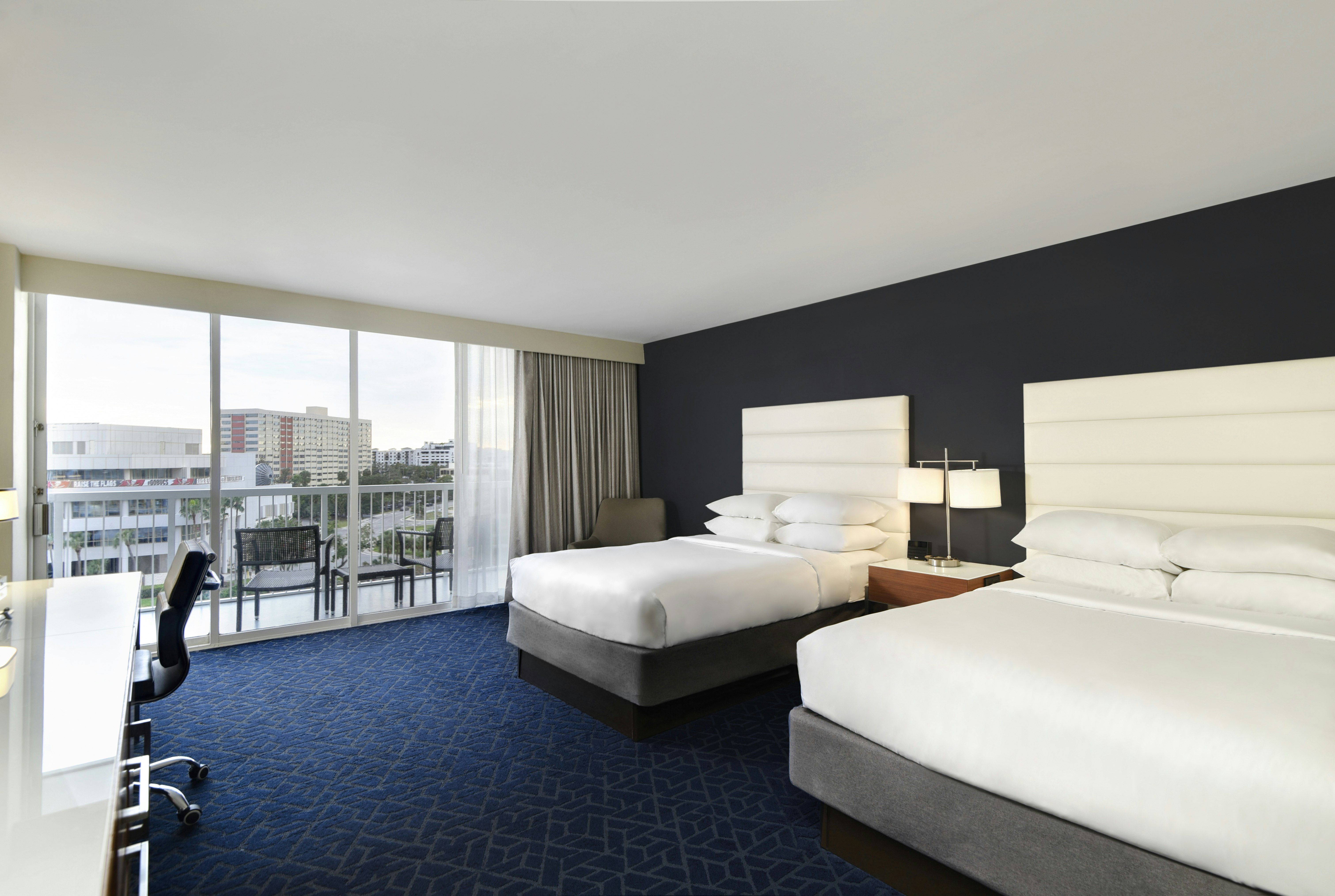 ROOM, 2 DOUBLE BEDS, RIVER VIEW, BALCONY