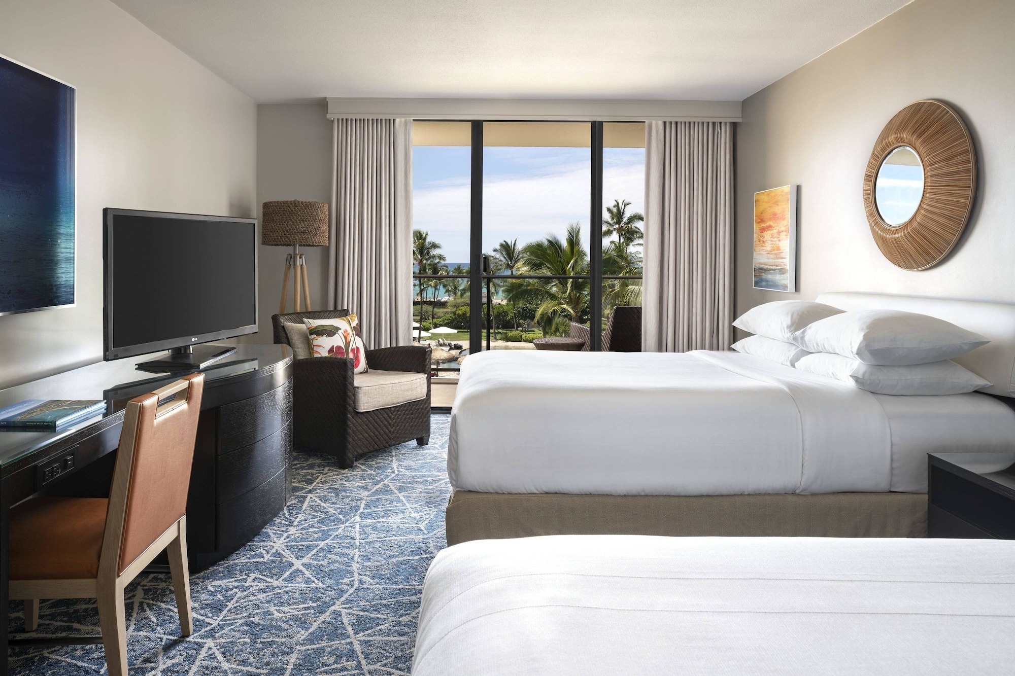 Room, 2 Queen Beds, Ocean Front, Balcony
