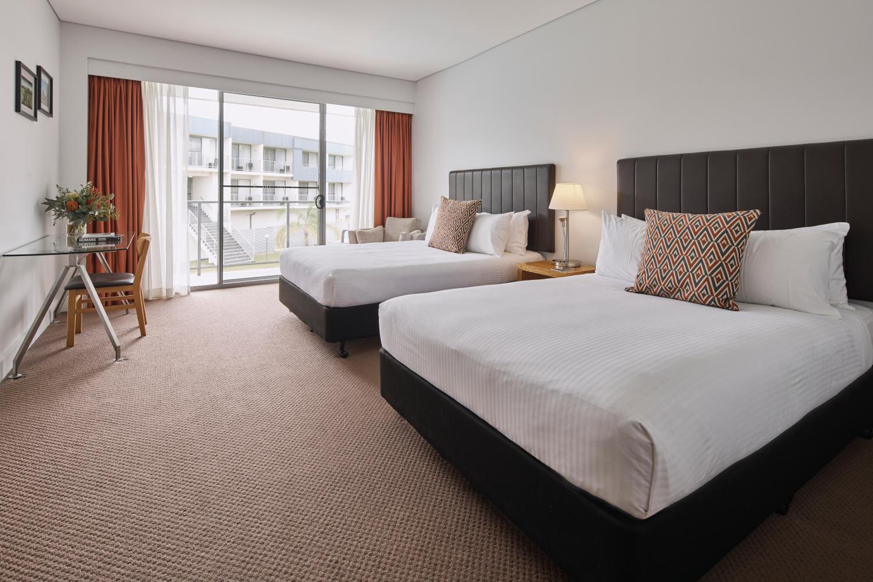 Standard, 2 Double Beds, Pool View