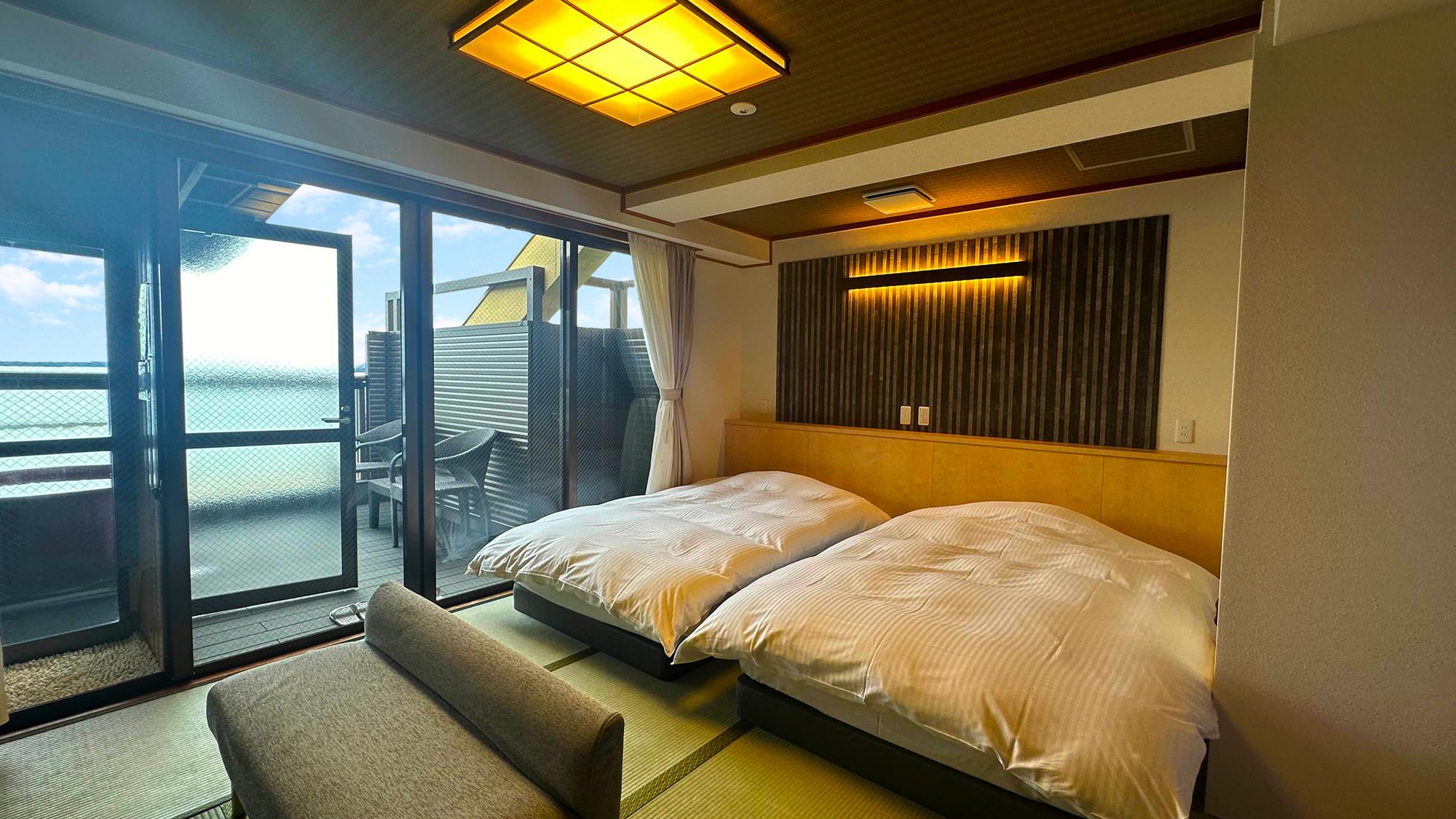 Japanese Western, Deluxe, Ocean View, Outdoor Bath, Tsuki Wing