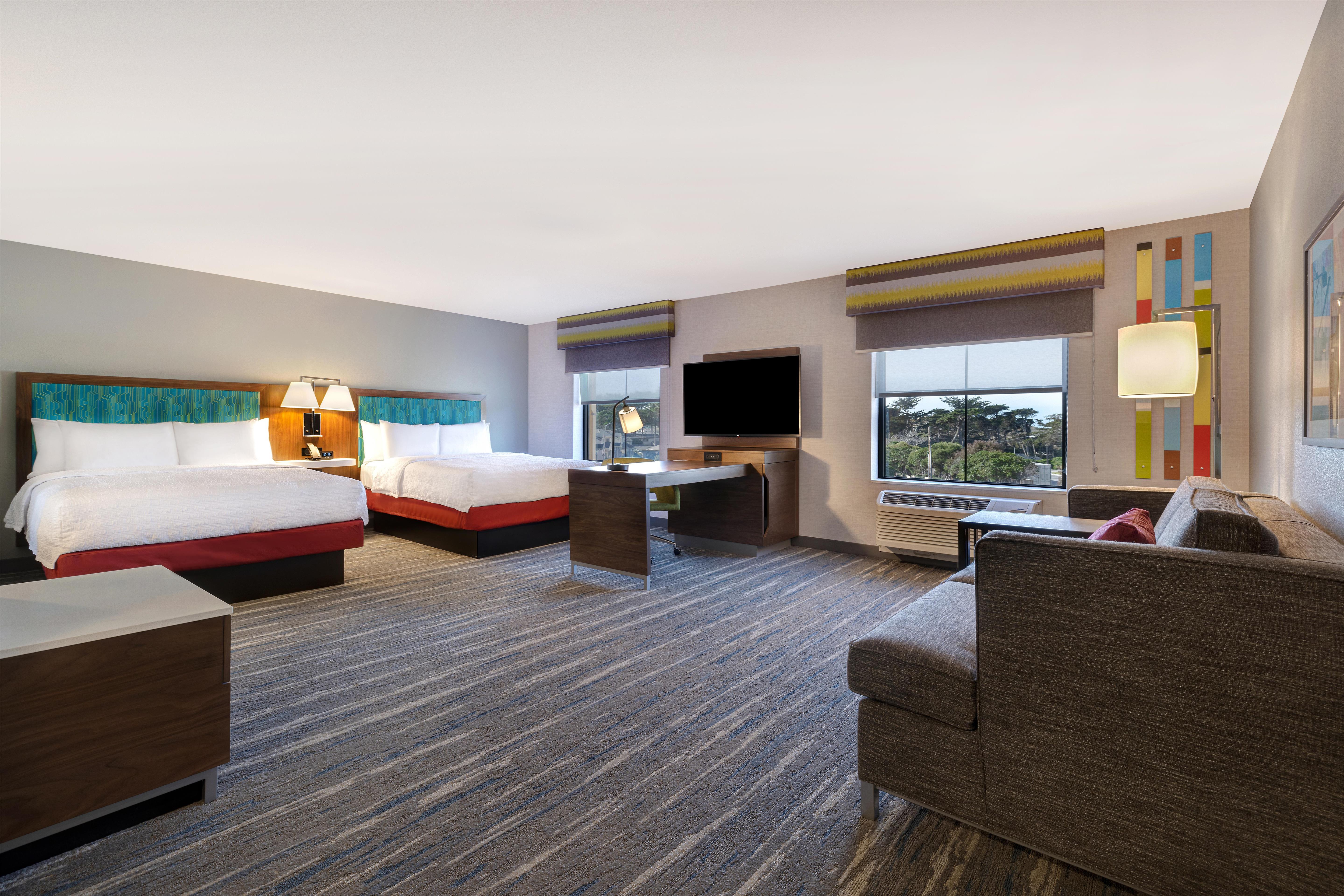 Studio, Suite, 2 Queen Beds