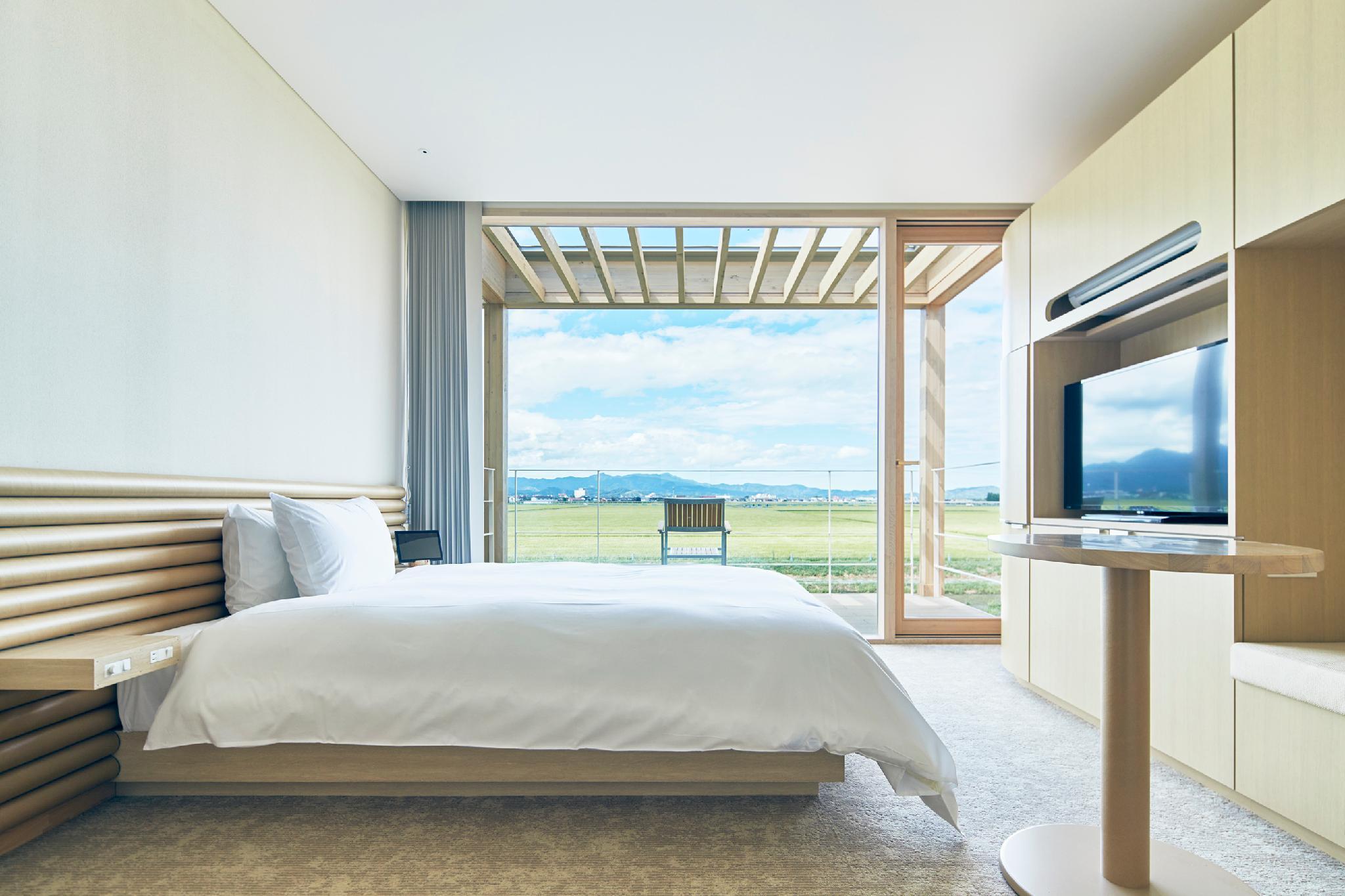 Room, Double Bed, Rice Field View