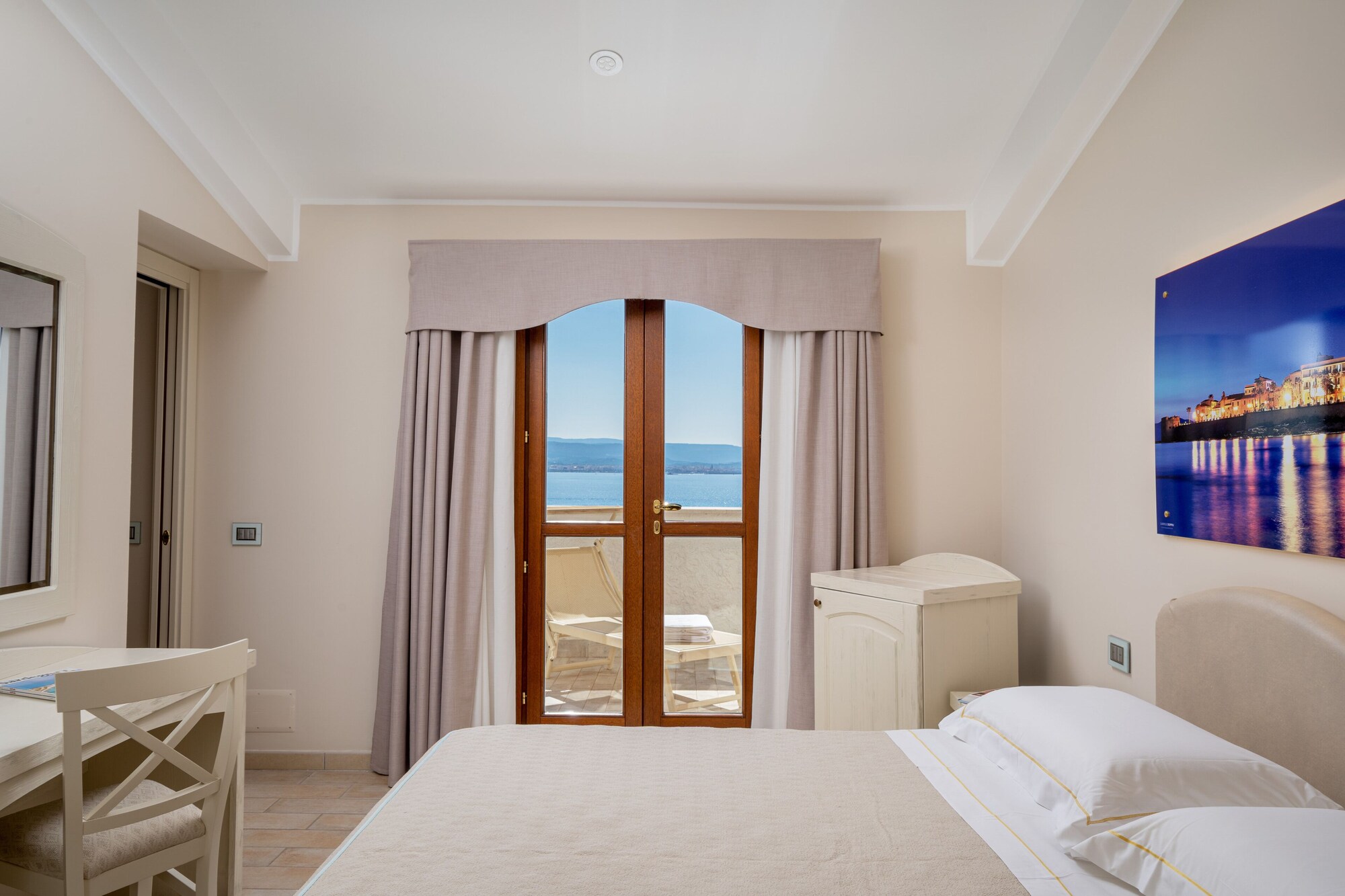 Family, 1 Double and 3 Single Beds, Sea View