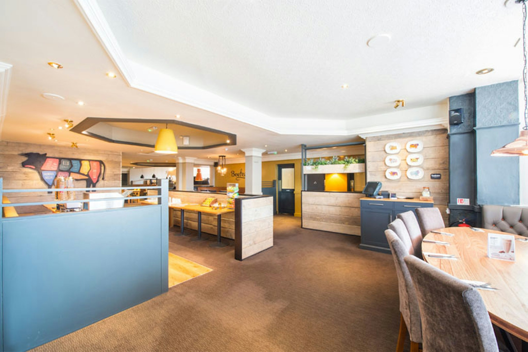 Lobby at Premier Inn Oldham (Broadway), OLDHAM