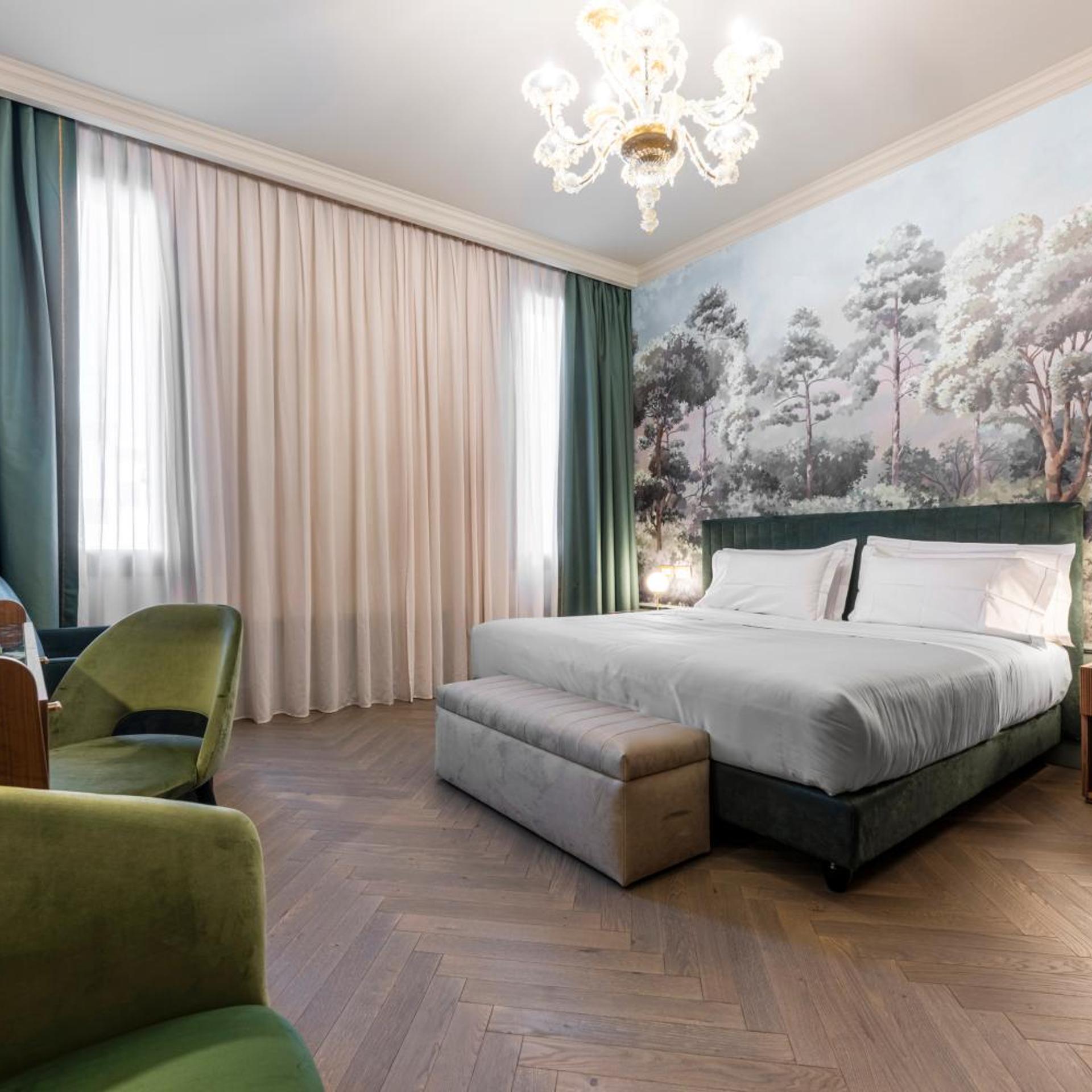 جناح جونيور ثلاثي بسرير فردي بإطلالة على الحديقة، Hotel Villa Viridia 3/10