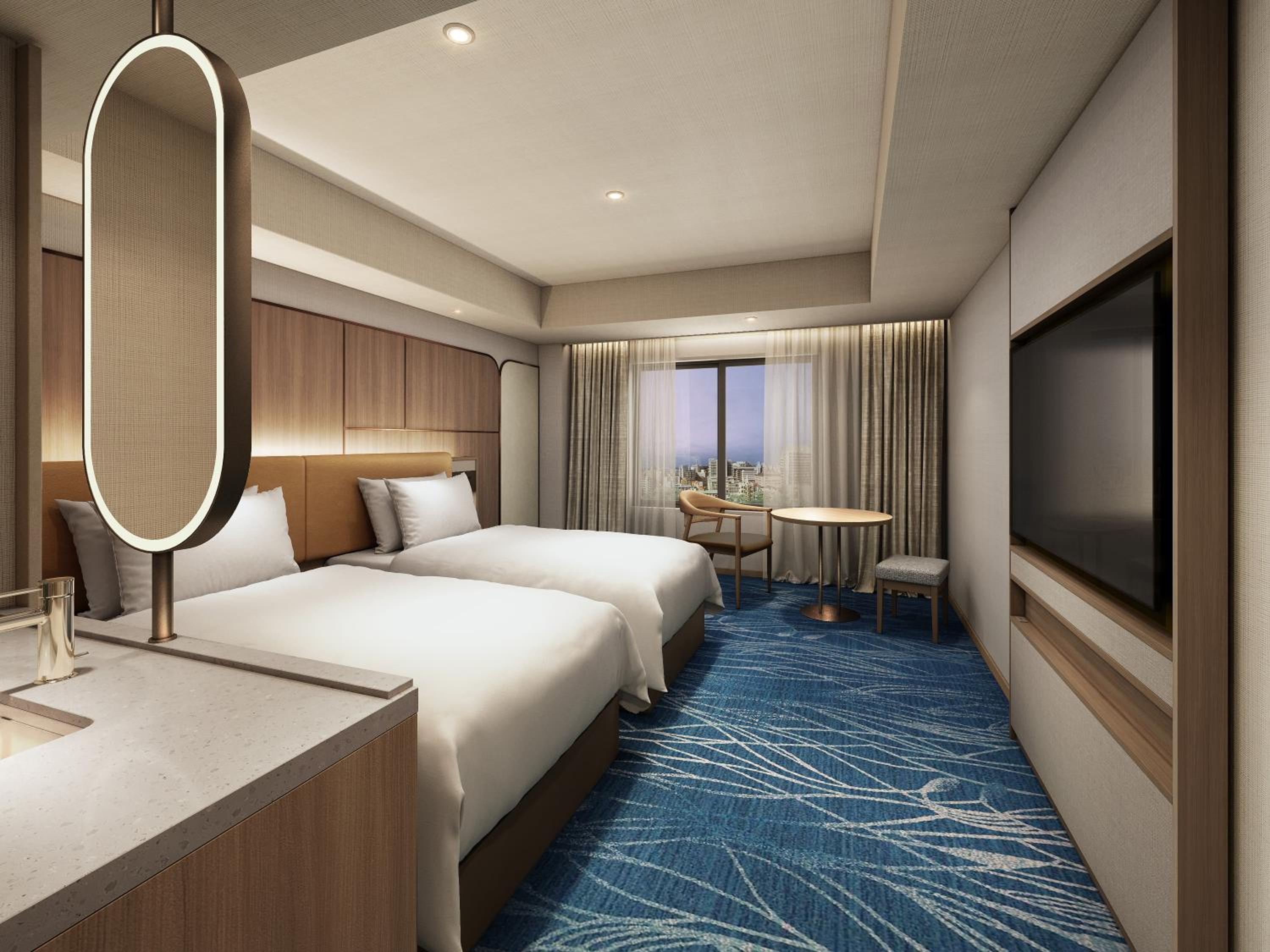 Renovated, Deluxe, Twin Beds, Club Lounge Access