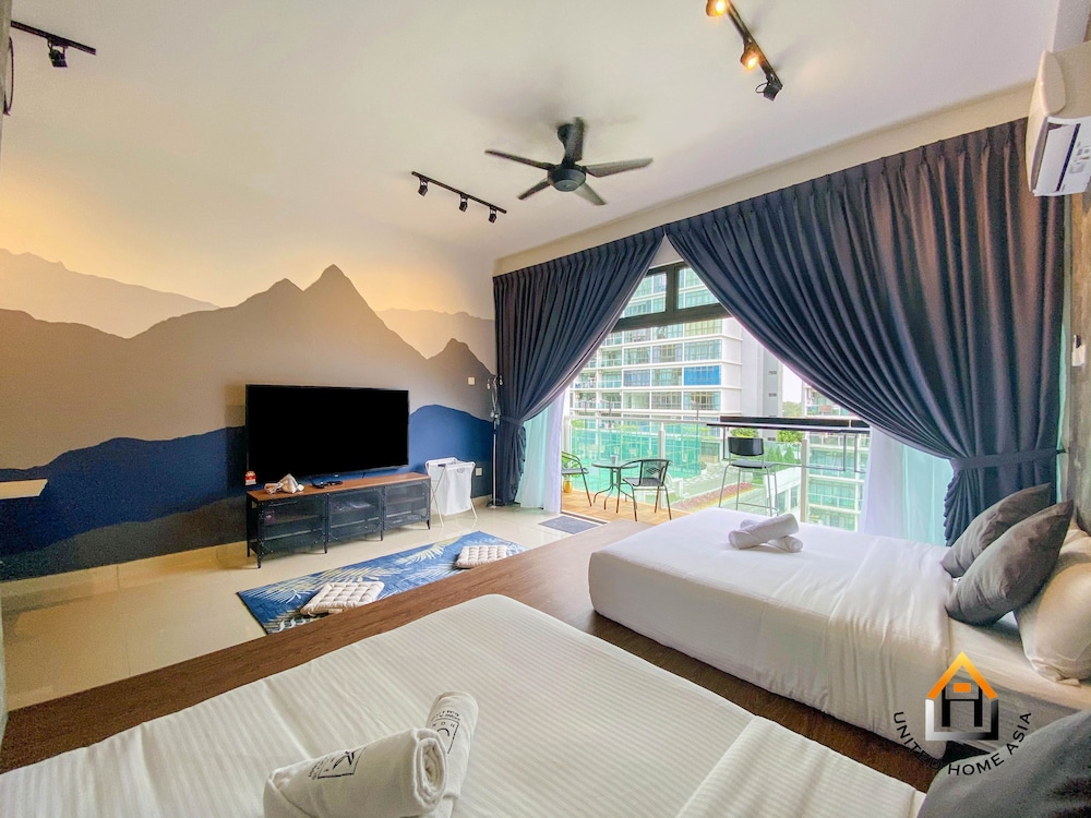 استوديو عائلي بسريرين كوين، Palazio Serviced Apartment 5/9