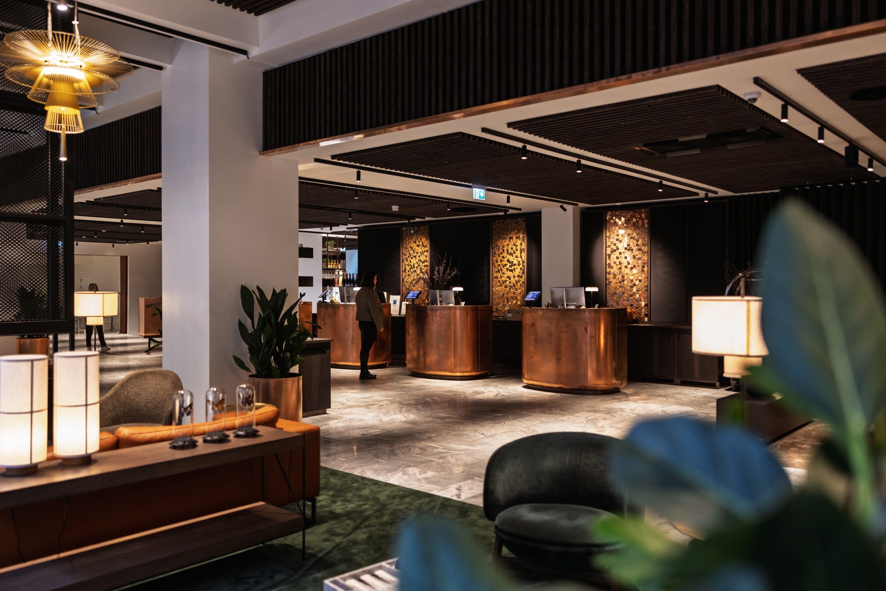 Lobby at Square Hotel, COPENHAGEN