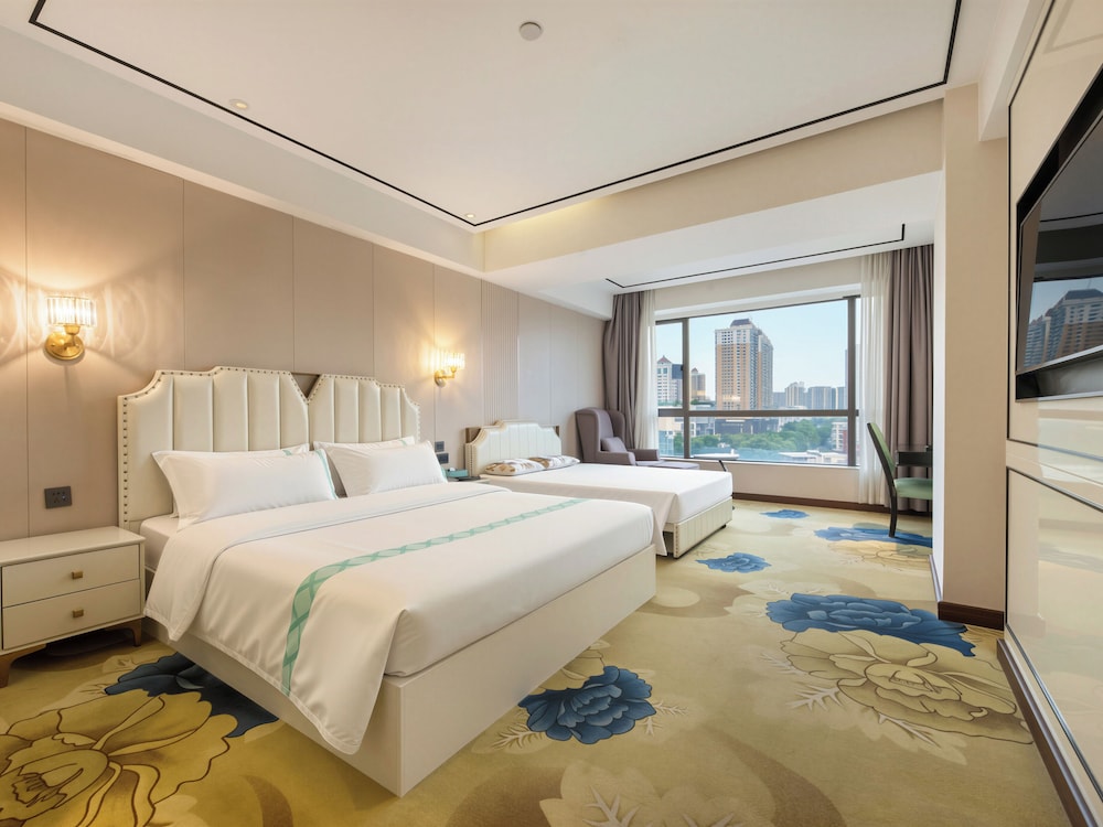 غرفة بزنس بسرير كينج بإطلالة على المدينة، Xana Lite Hotel (Guangzhou Dongxiaonan Metro Station Shixi) 6/10