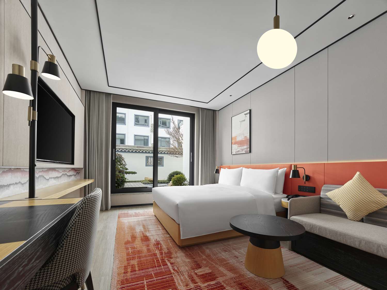 Guest Room, King Bed, Private Garden