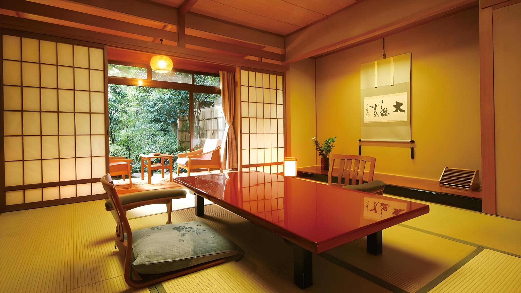 Japanese, Riverside, Tatami, Terrace