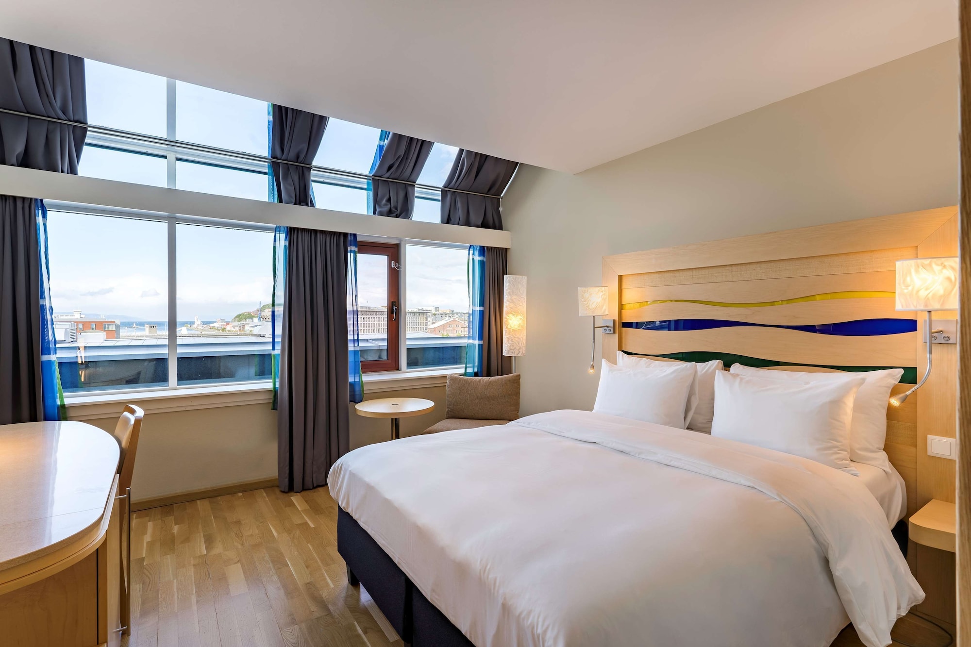 Premium, King Bed, Fjord View