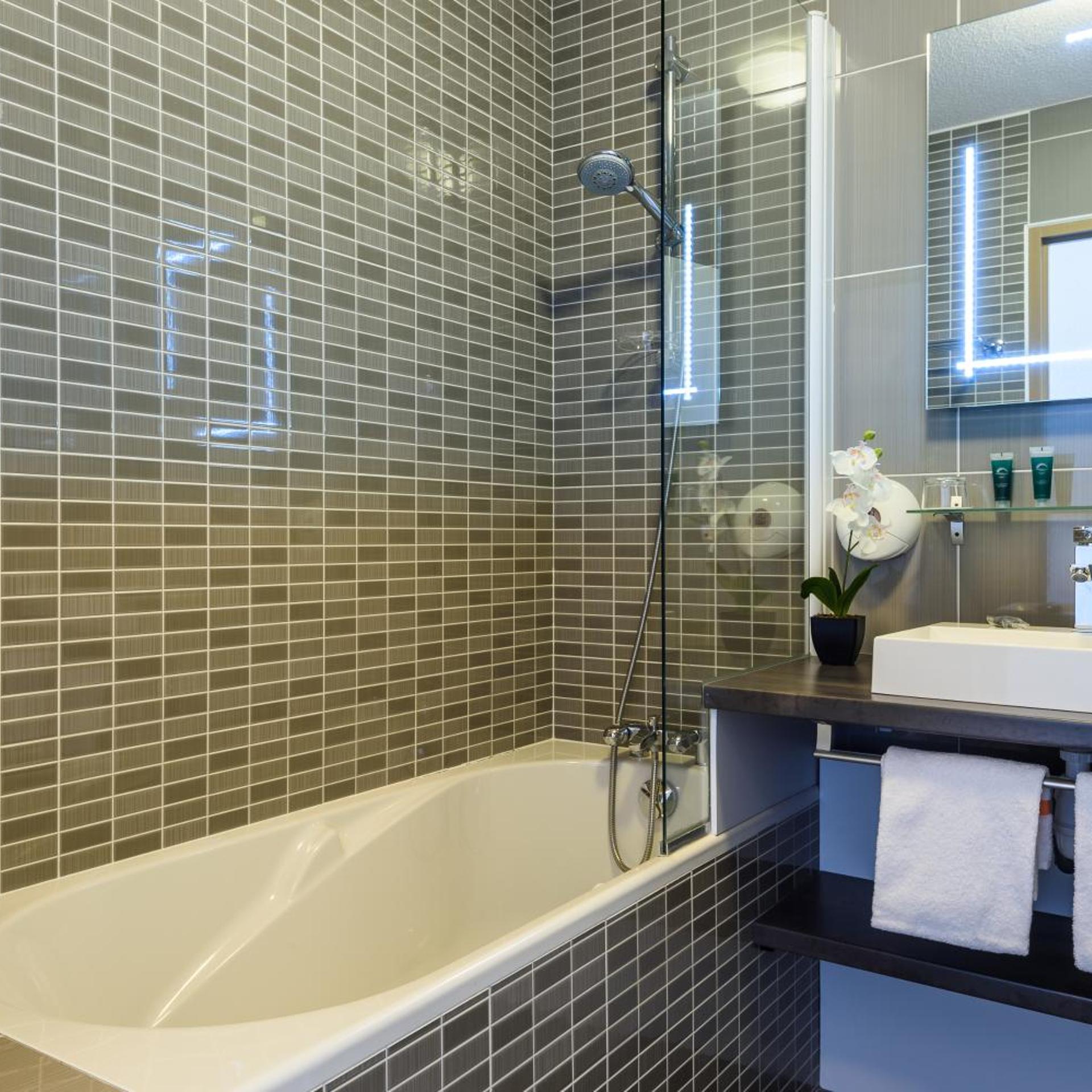 غرفة بسريرين منفصلين، Hotel Les Terrasses D Atlanthal 8/10
