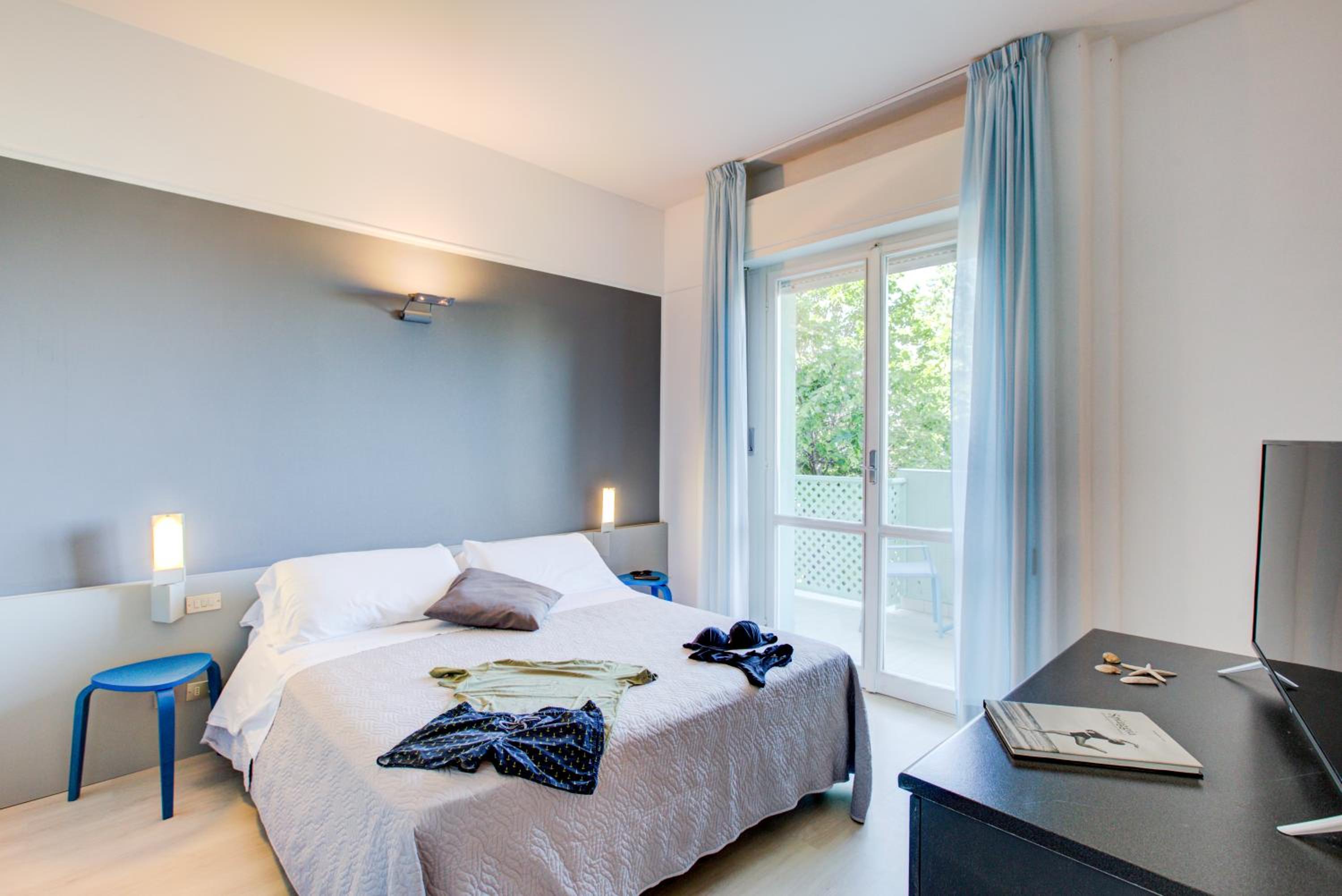 غرفة رباعية بإطلالة على البحر، Hotel Ivano 5/8