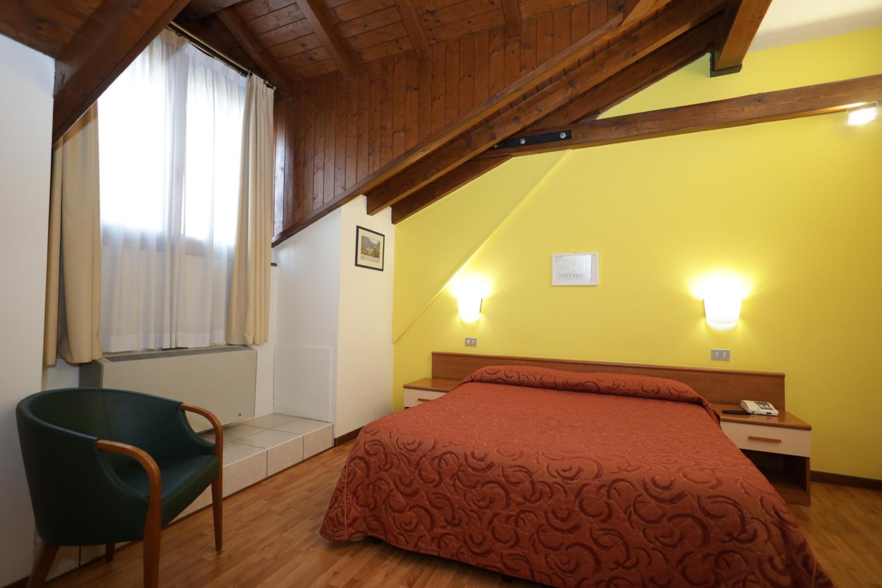 Room, Double or Twin Bed, Attic