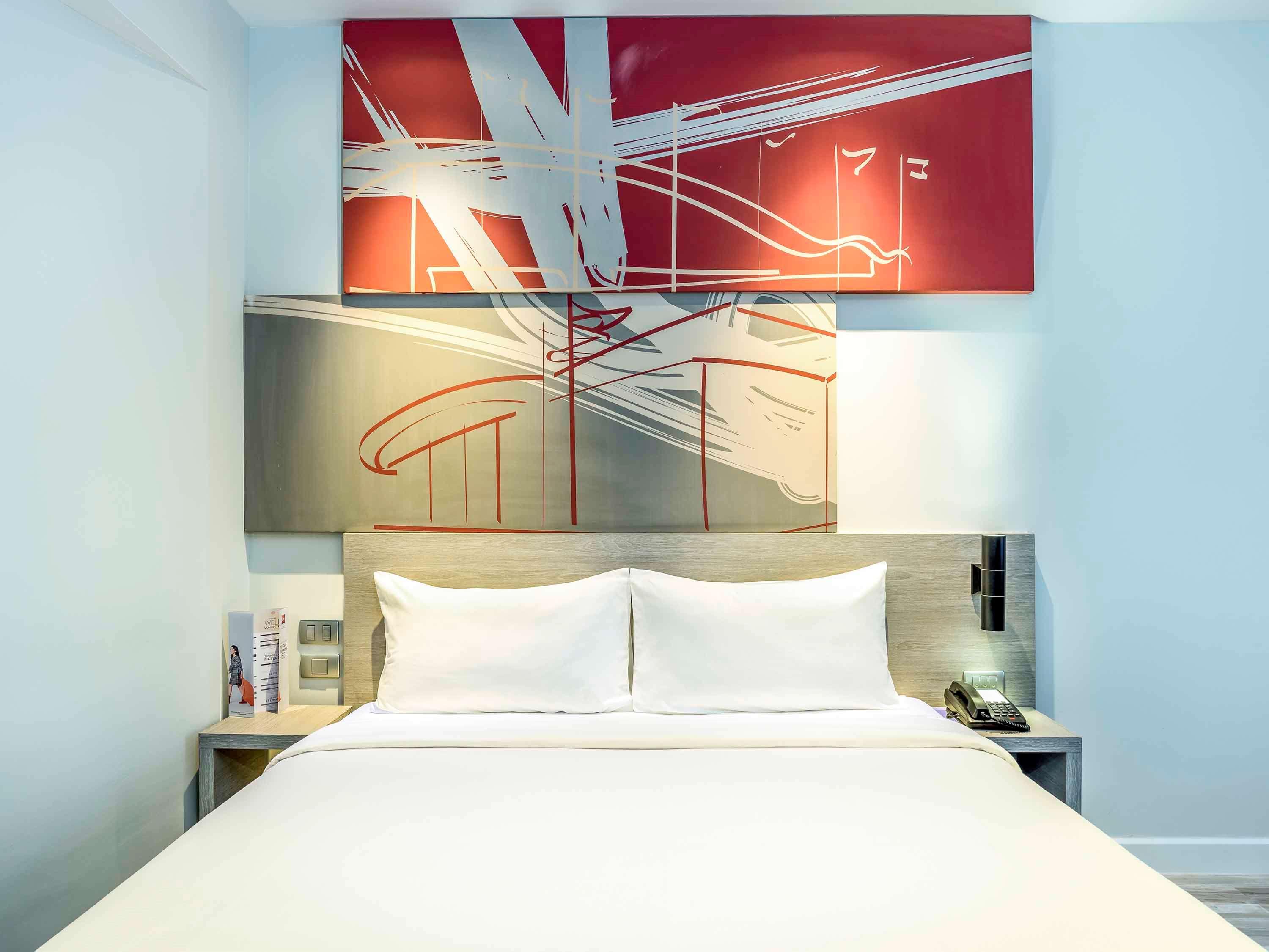 غرفة بسرير كوين، Ibis Bangkok Impact 7/10