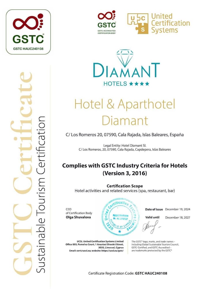 Diamant Hotel and Aparthotel 70/77