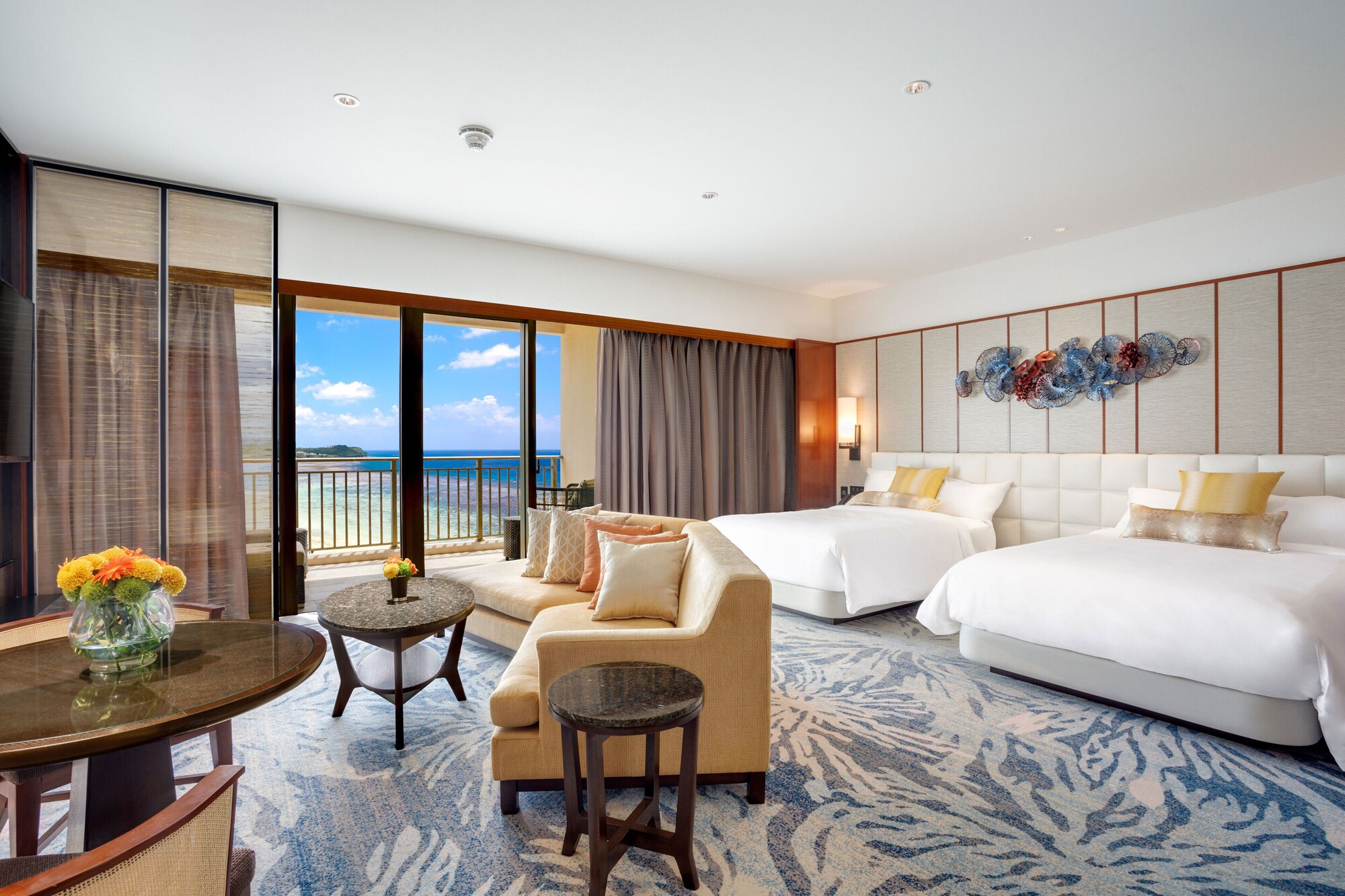 Camellia, Junior Suite, 2 Double Beds, Club Lounge Access