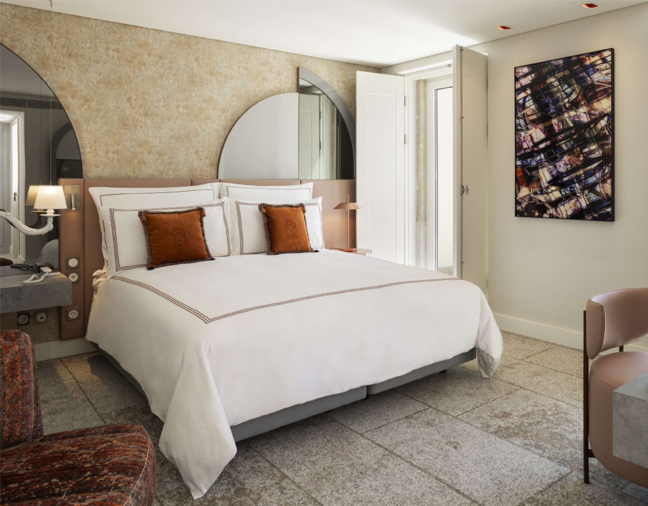 Cloister, Premium, King Bed, with View, Terrace