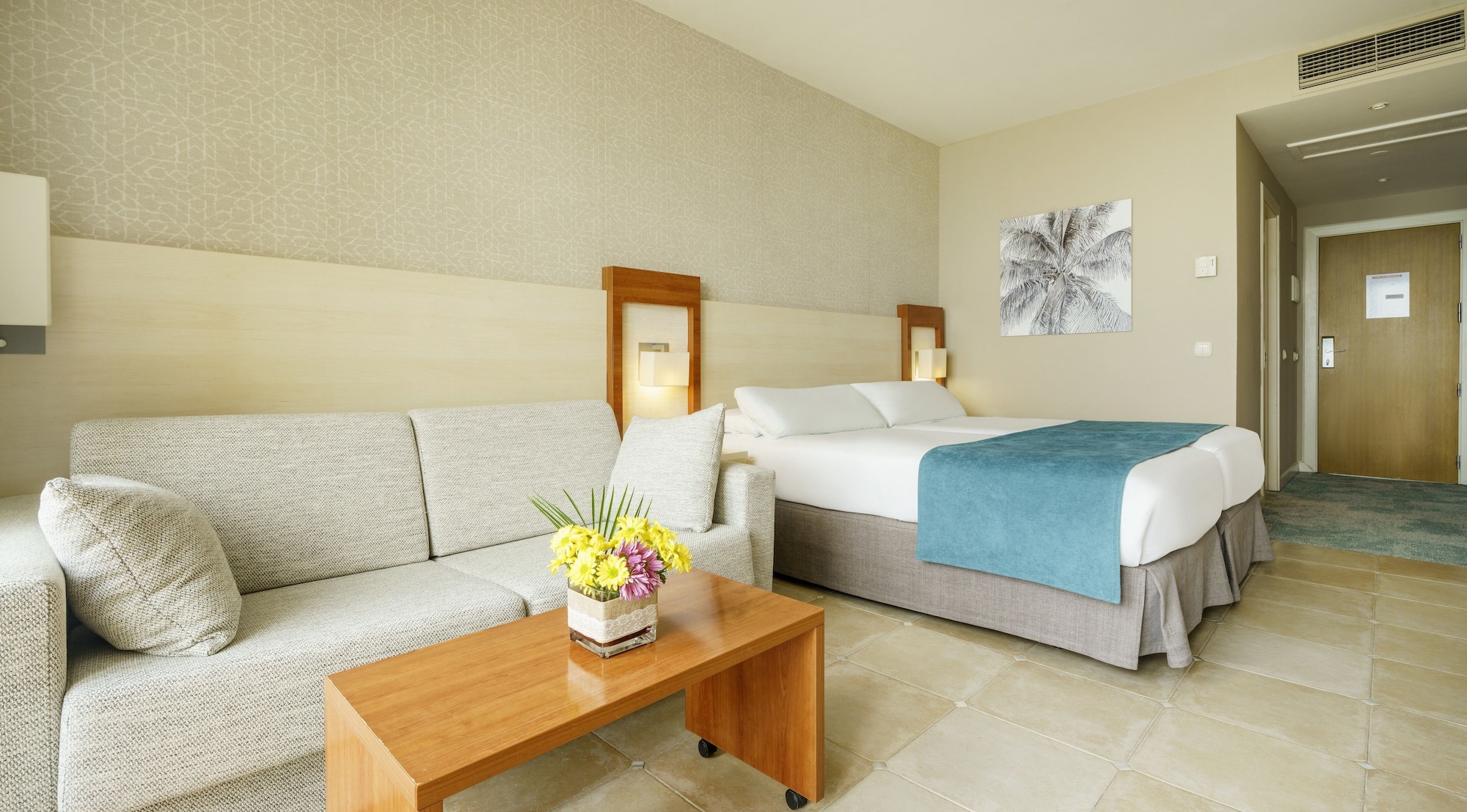 ROOM, SINGLE, DOUBLE BED, SEA VIEW