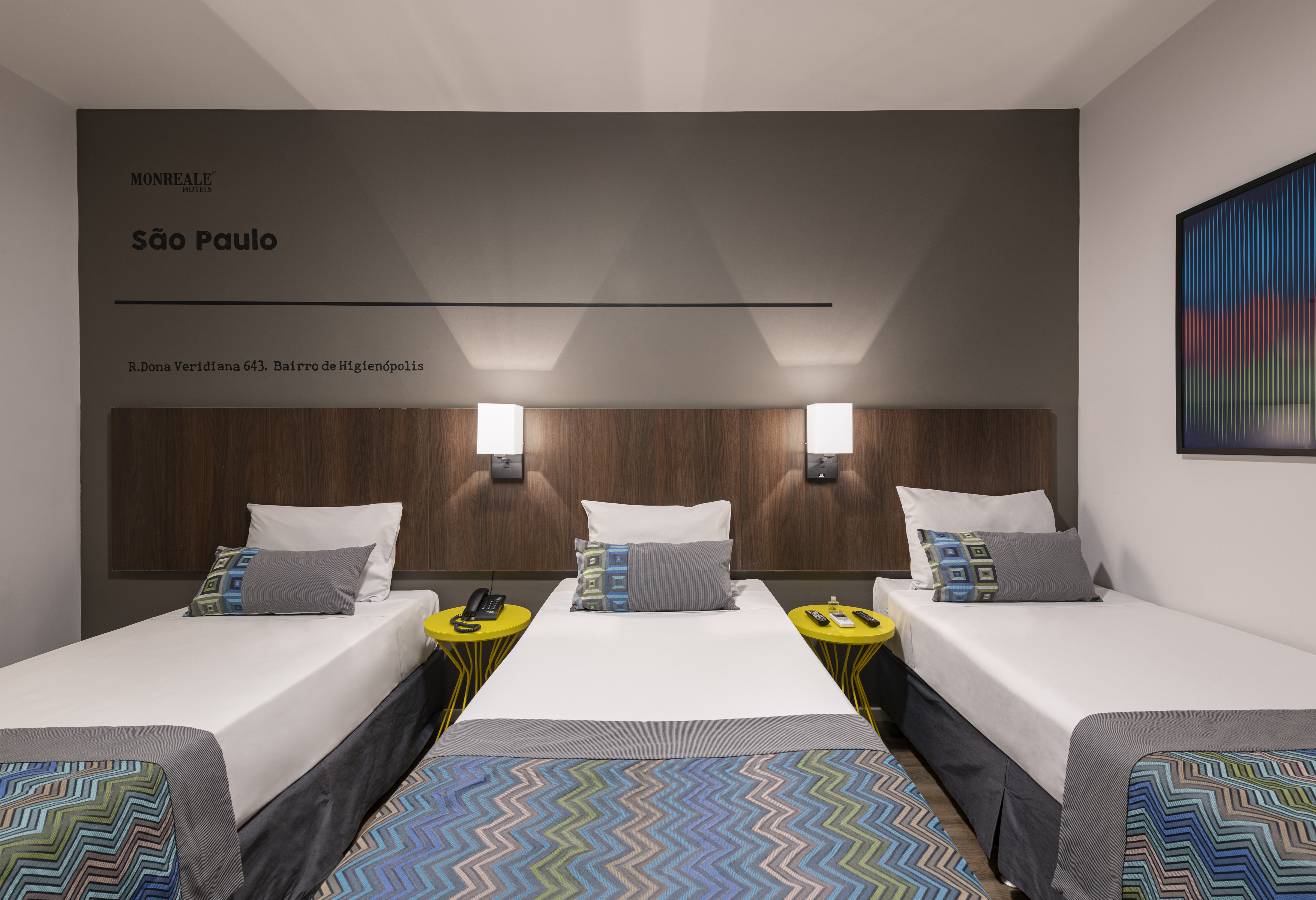 غرفة قياسية ثلاثية بسرير مزدوج، Hotel Monreale Lifestyle Higienopolis Sao Paulo 4/8