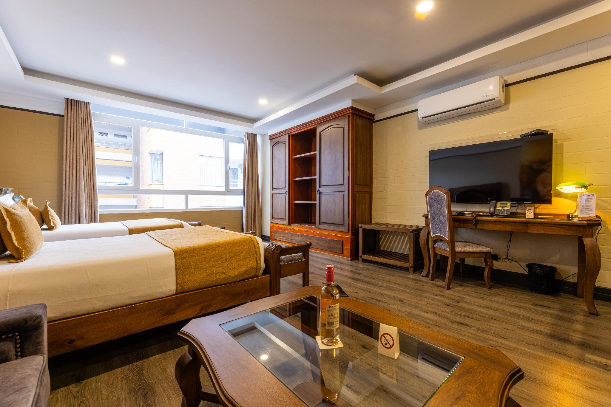 غرفة بسريرين منفصلين، Hotel Du Parc 2/3