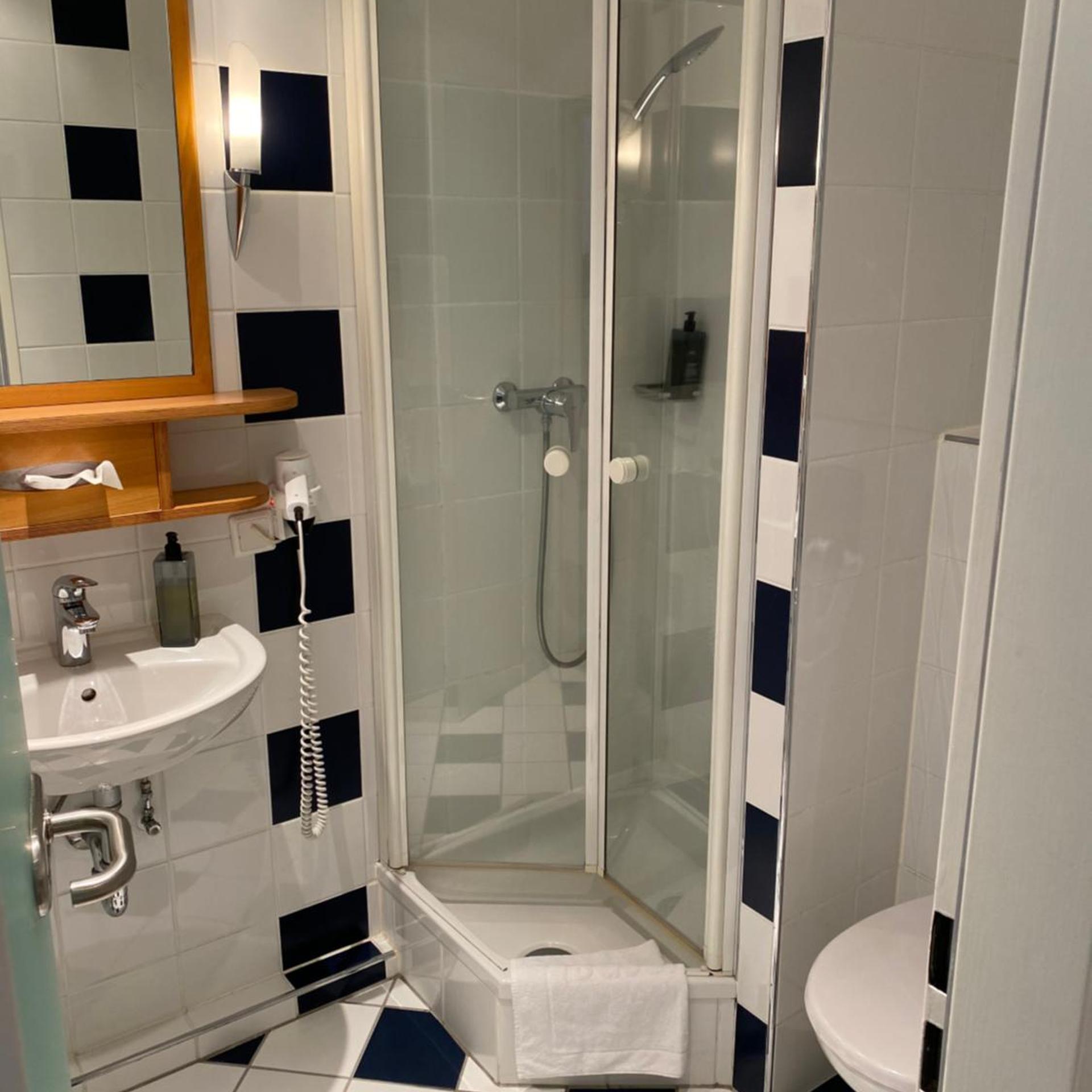 غرفة مفردة صغيرة، Baseler Hof Hotel 5/9