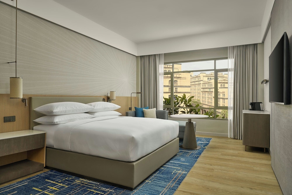 غرفة ديلوكس بسرير كينج بإطلالة على المدينة، Petaling Jaya Marriott 3/8
