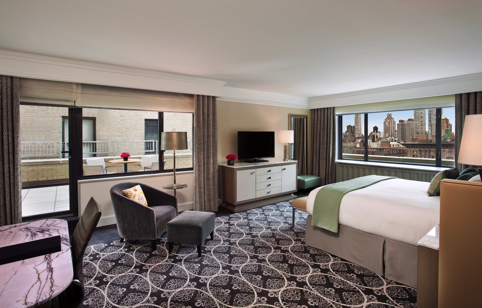 Suite, King Bed, Terrace, South Wing