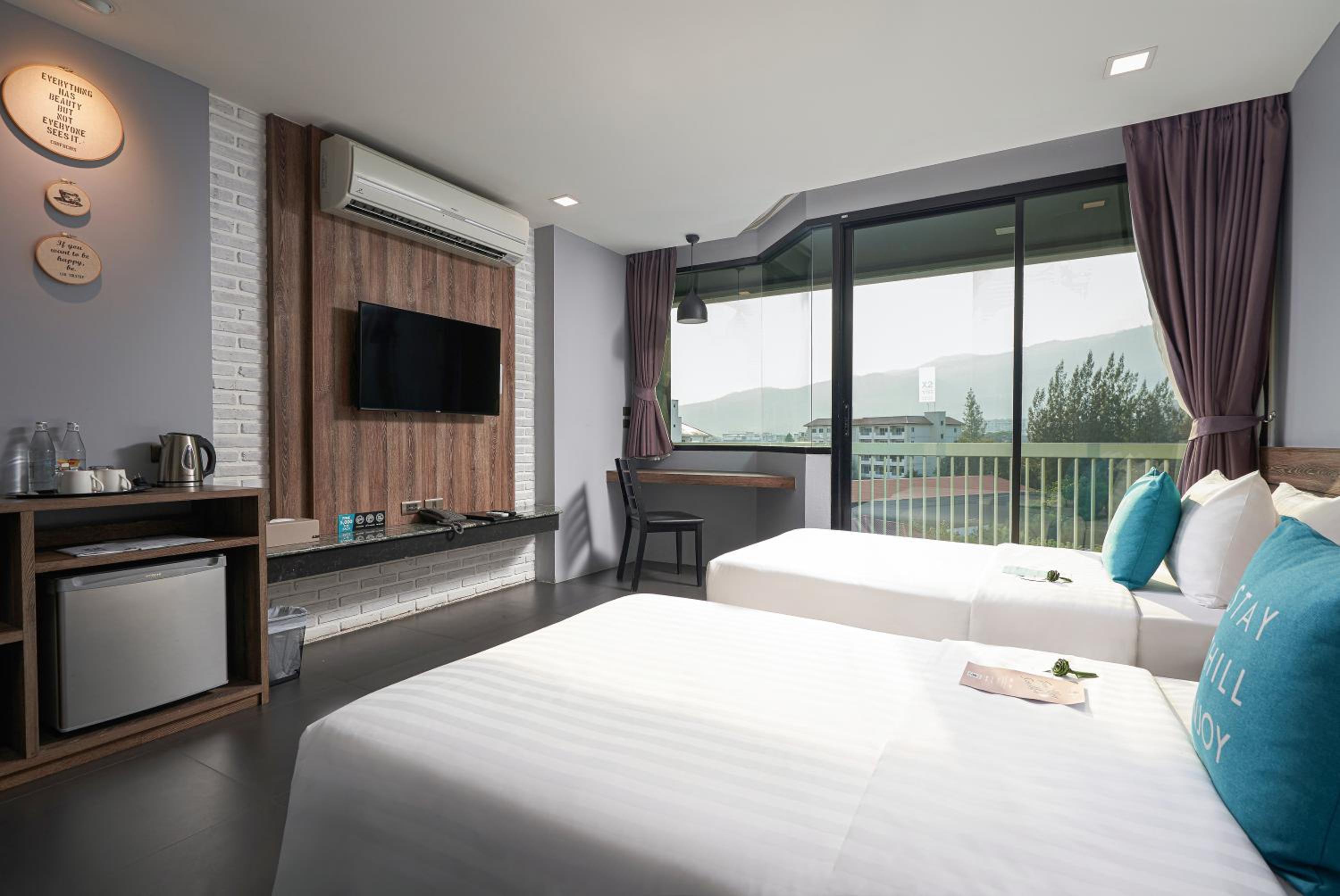 Room, Double Bed, Mountain View, Cross Vibe Chiang Mai Decem 2/3