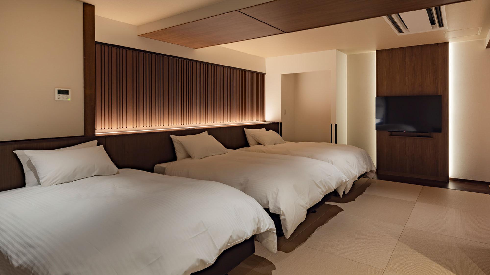 Modern, Twin Beds, Hot Spring Bath