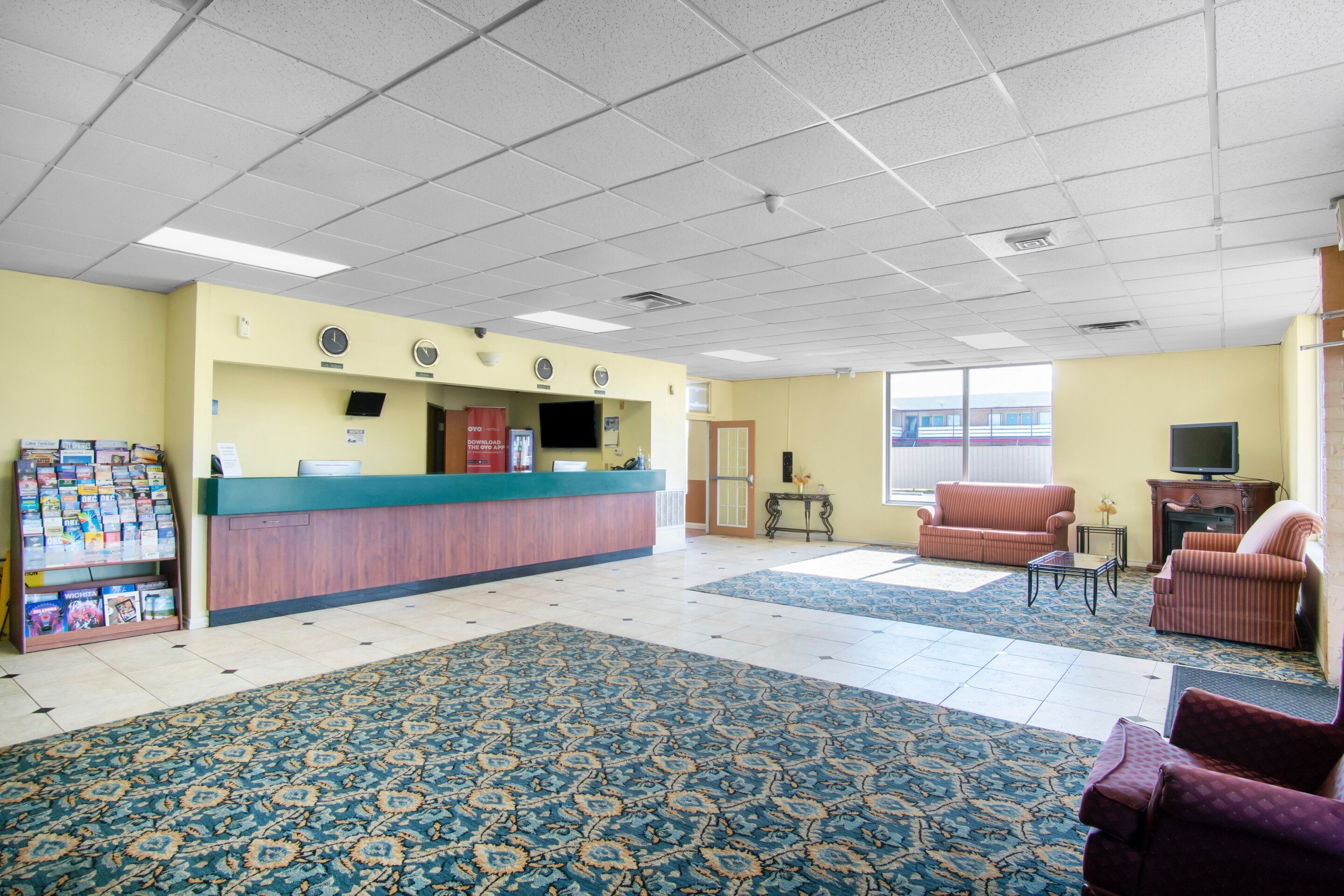 Lobby at OYO Hotel Oklahoma City South I-35 and SE 29th, OKLAHOMA CITY - OK