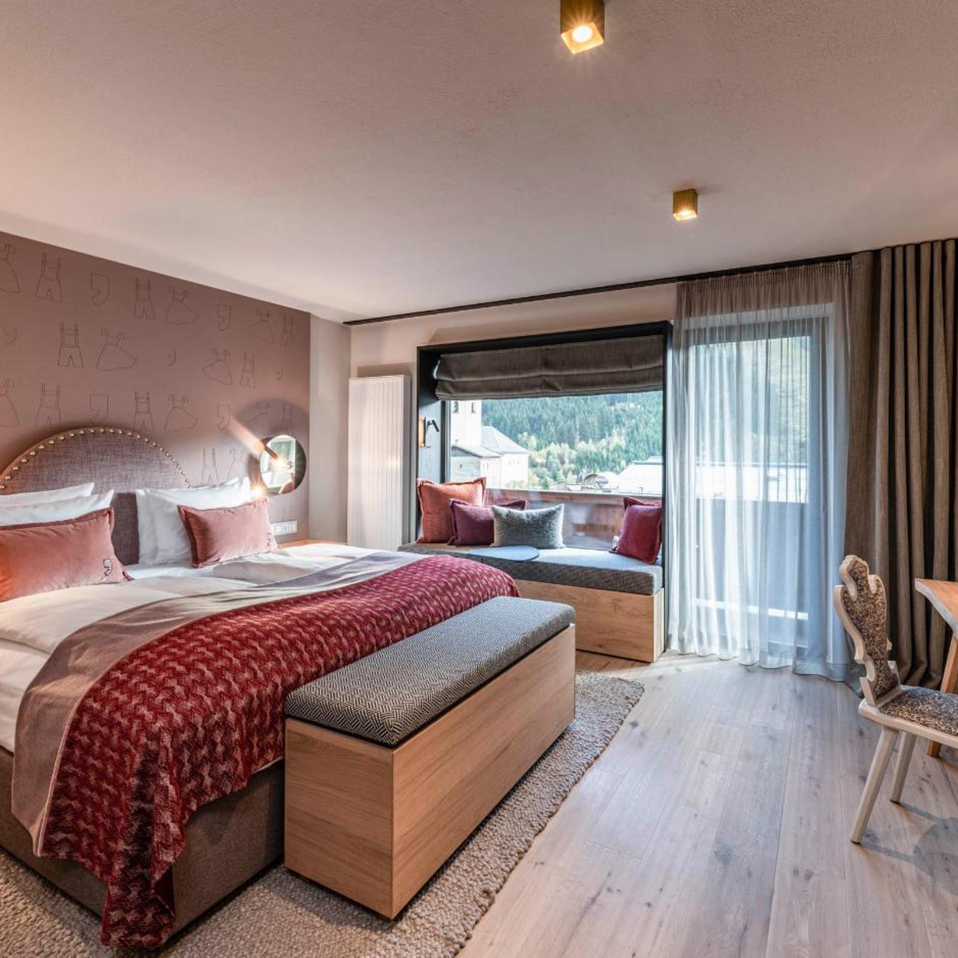Alpine, Double Bed, Mountain View, Balcony