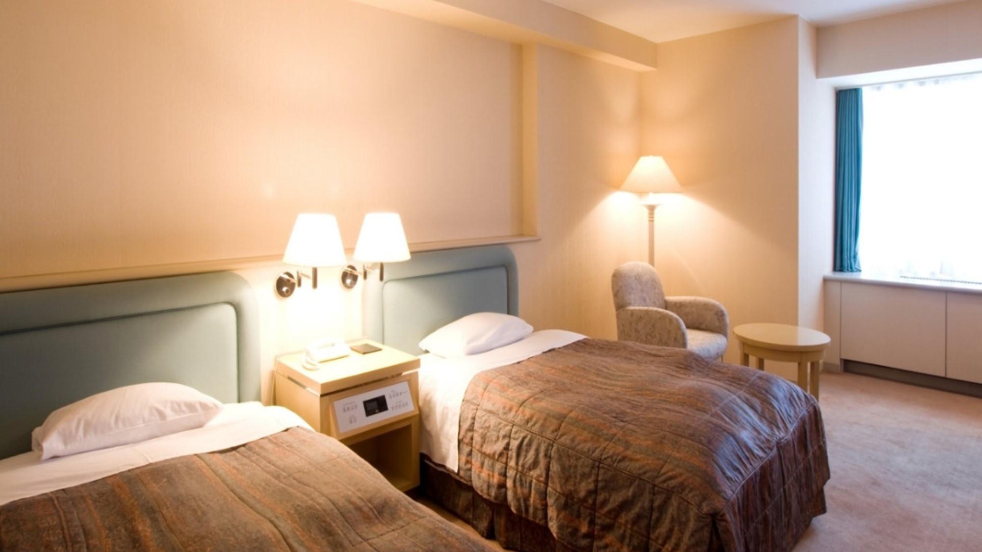 Tower, Standard, Twin Beds, Mountain View