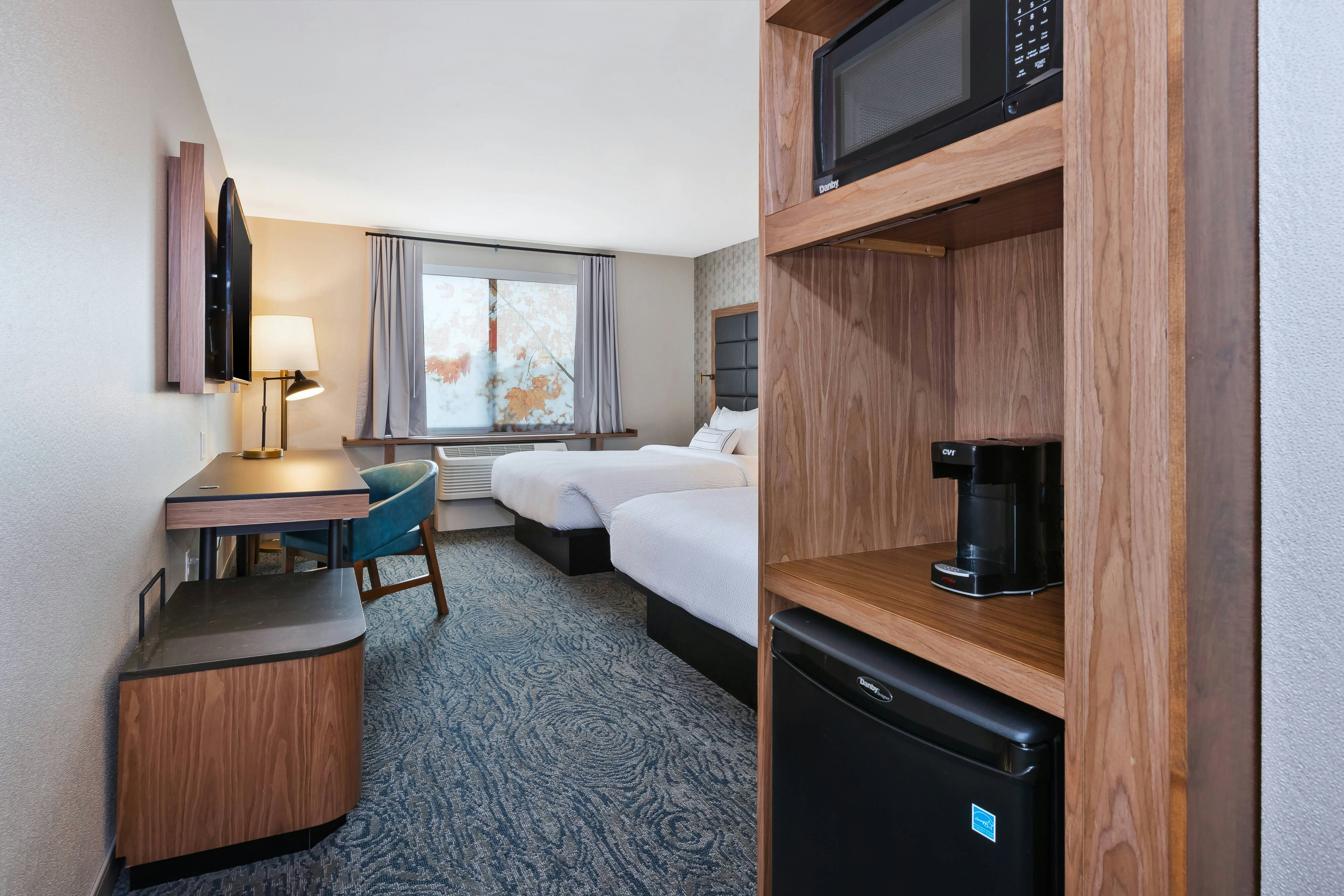 غرفة بسريرين كوين، Fairfield Inn & Suites By Marriott Kalamazoo 3/3