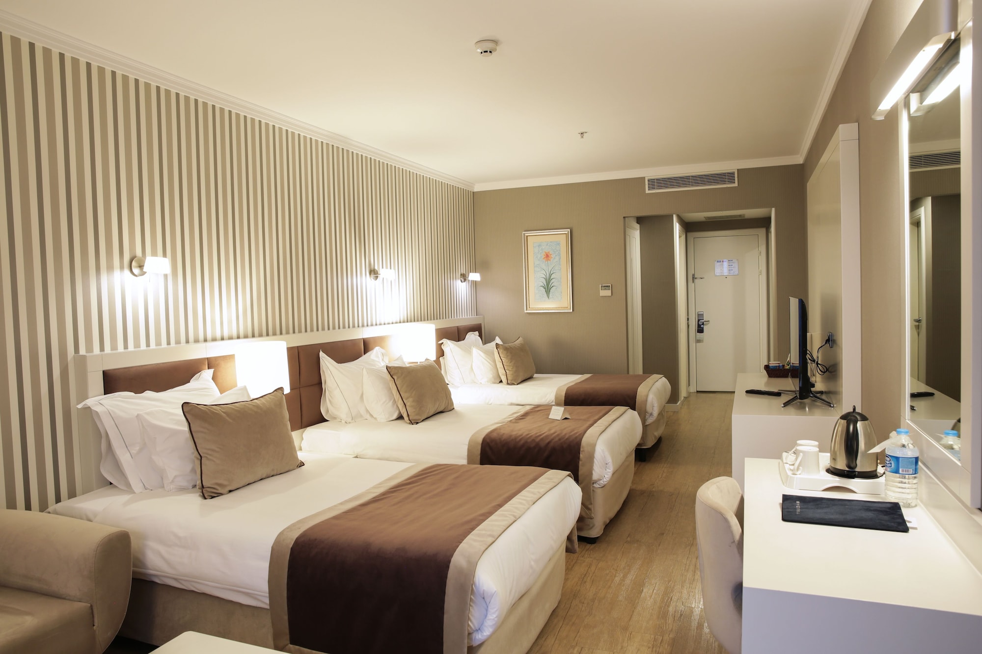 Room, Triple, 1 Double and 1 Single Bed, Murphy Bed، Byotell Hotel Istanbul 3/10