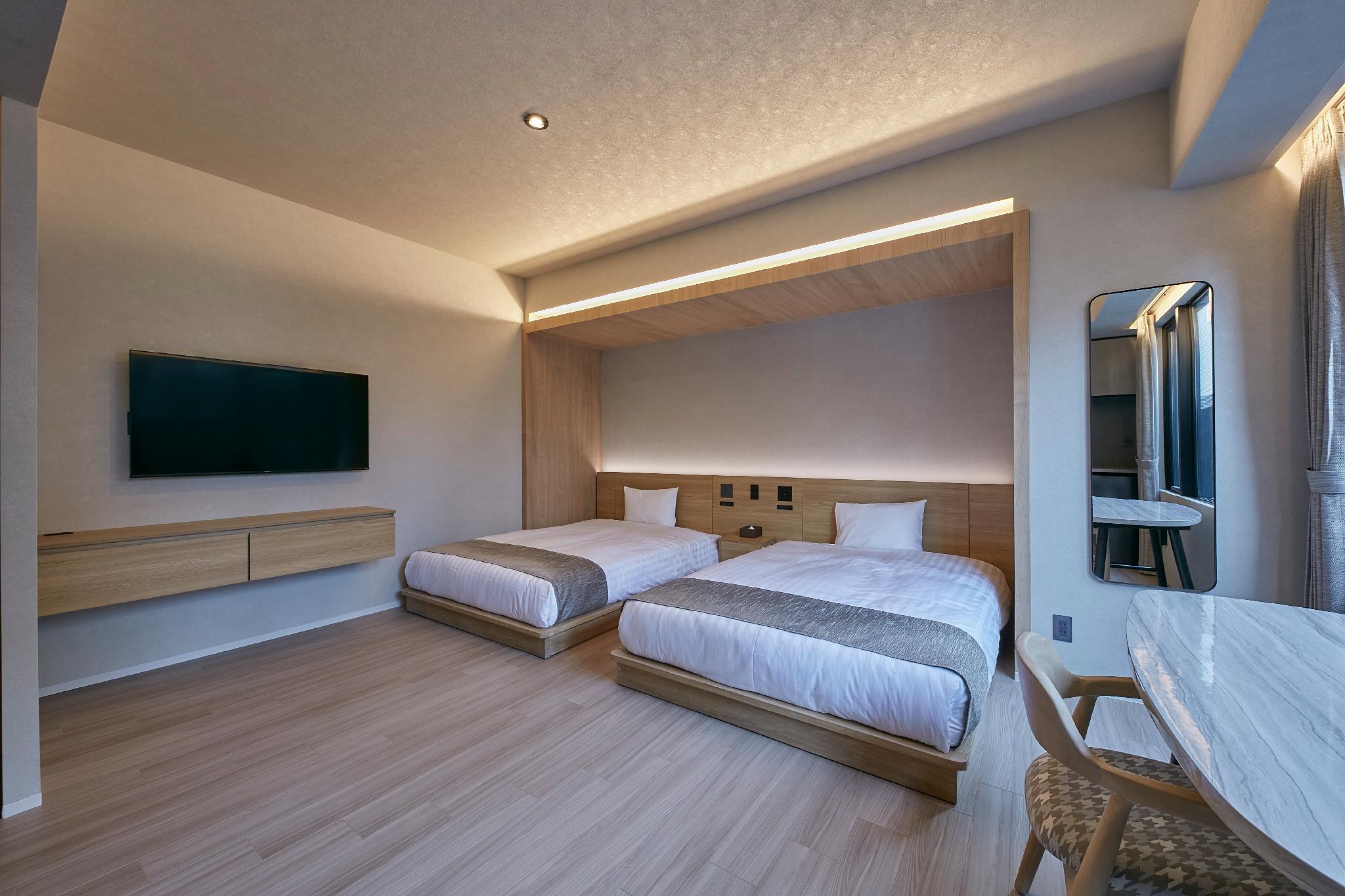 غرفة بسريرين منفصلين لذوي الإعاقة، Fav Hotel Kumamoto 2/2