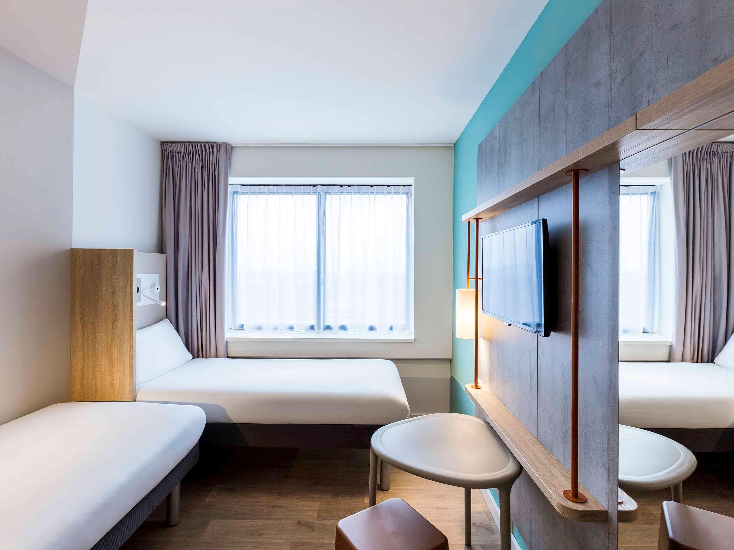 غرفة قياسية بسريرين منفصلين، Ibis Budget Amsterdam City South 4/5