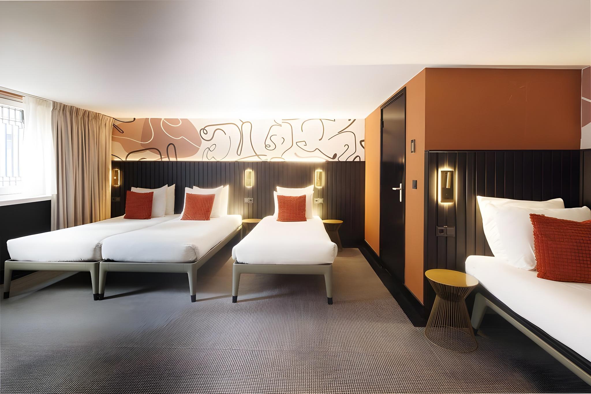 Semi Basement, Quadruple, Single Bed