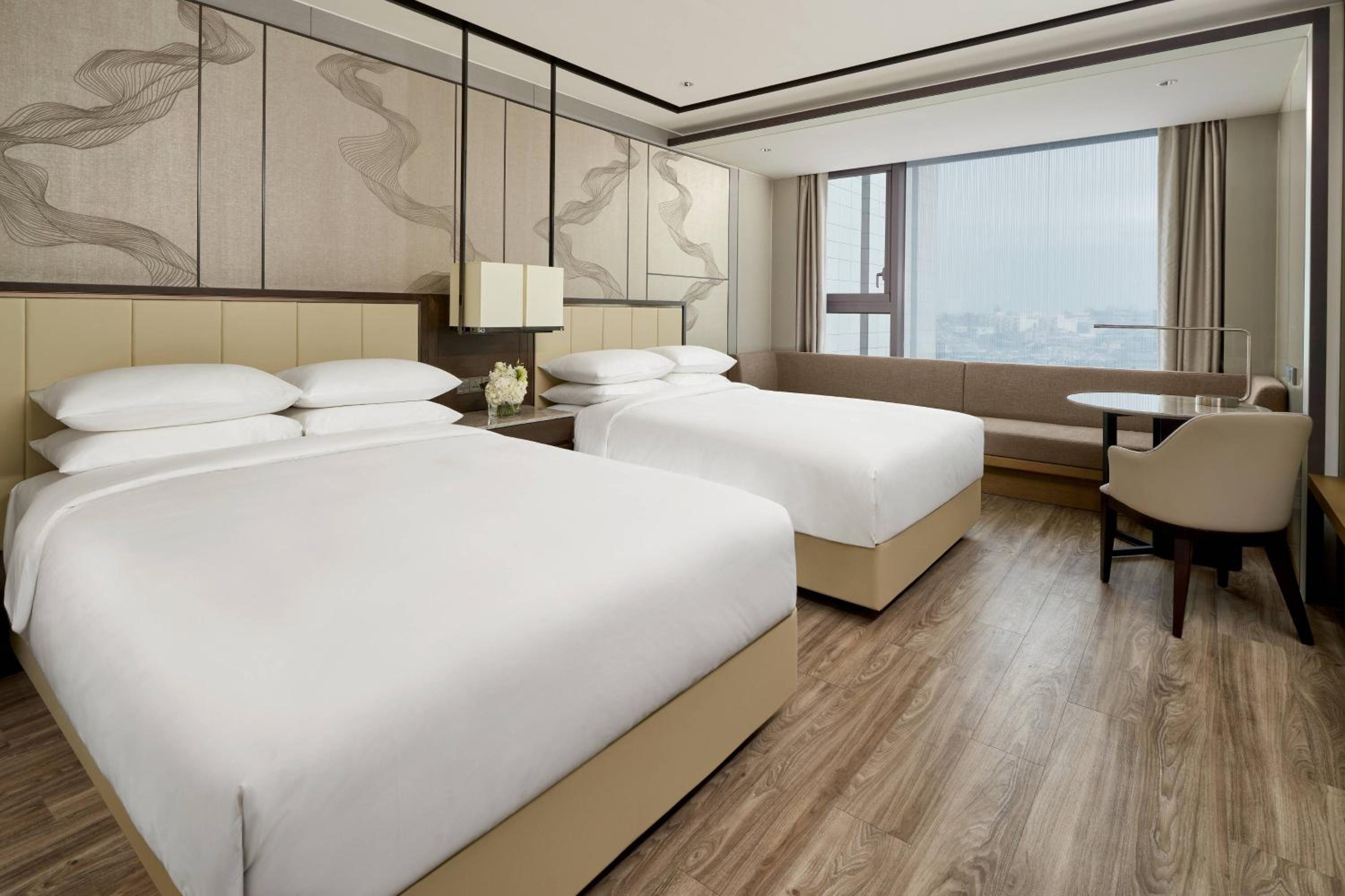Pool, 2 Double Beds, Club Lounge Access