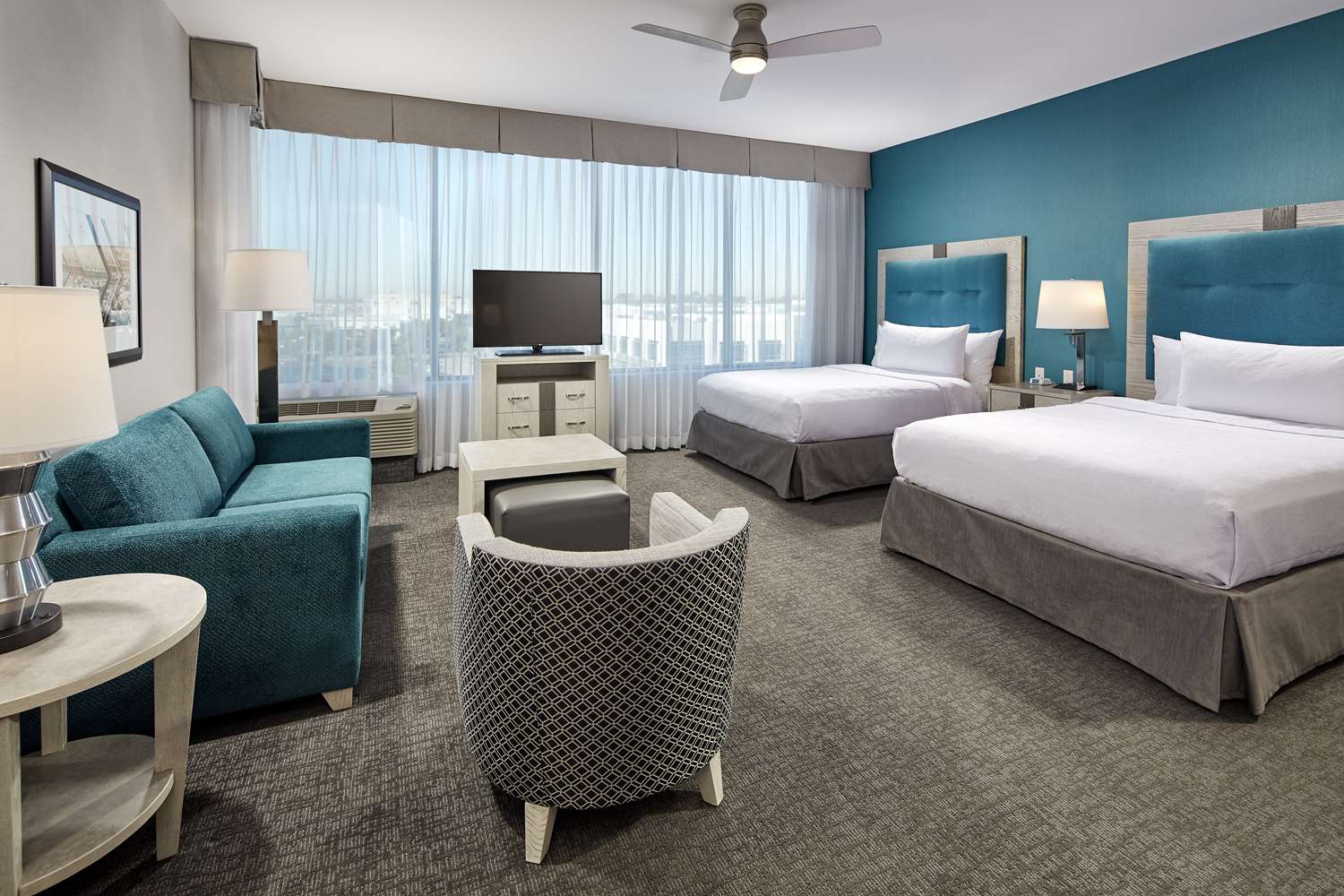 STUDIO, SUITE, 2 QUEEN BEDS, CORNER