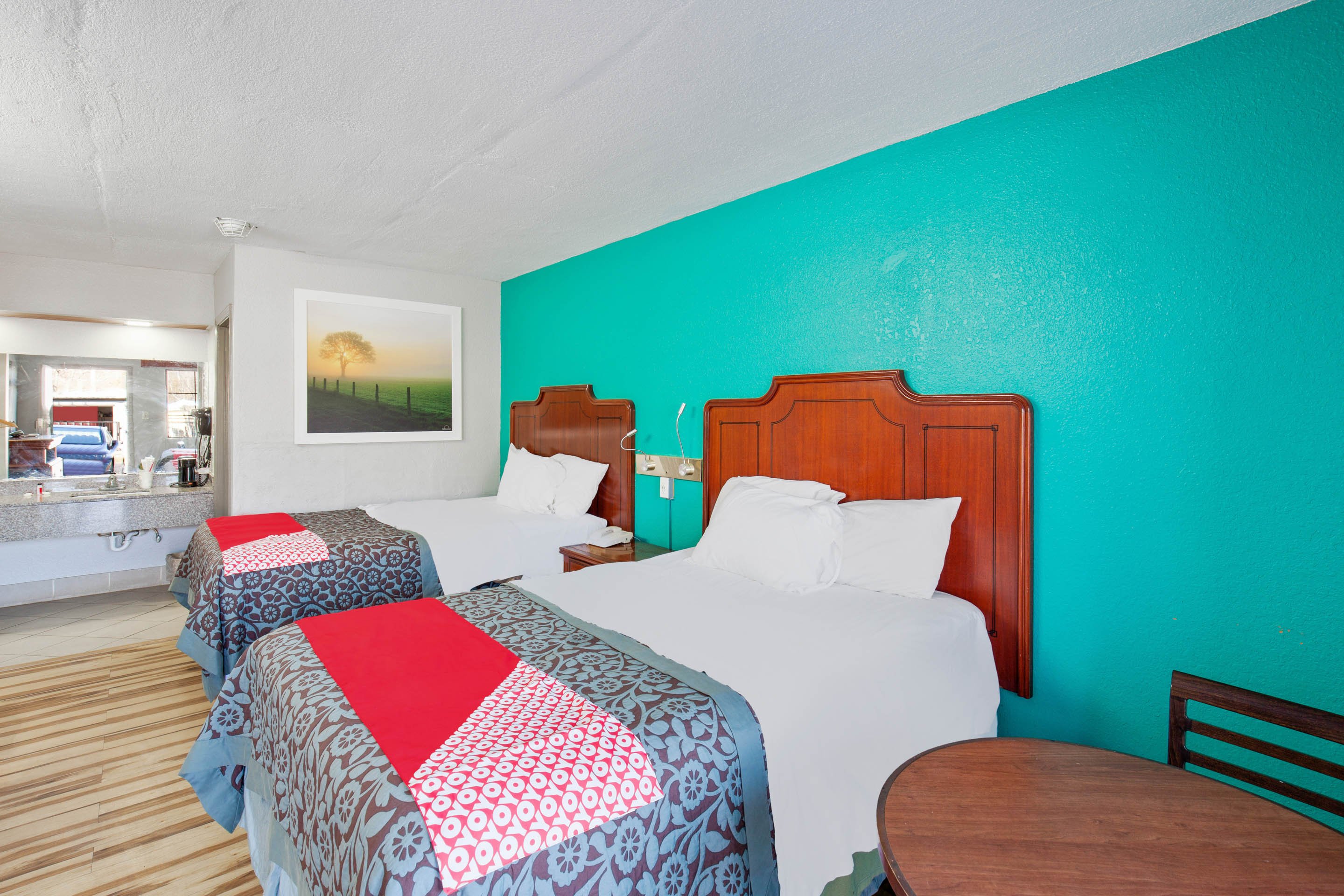 غرفة بسريرين مزدوجين، Hotel O Columbia Downtown near I-65 3/5