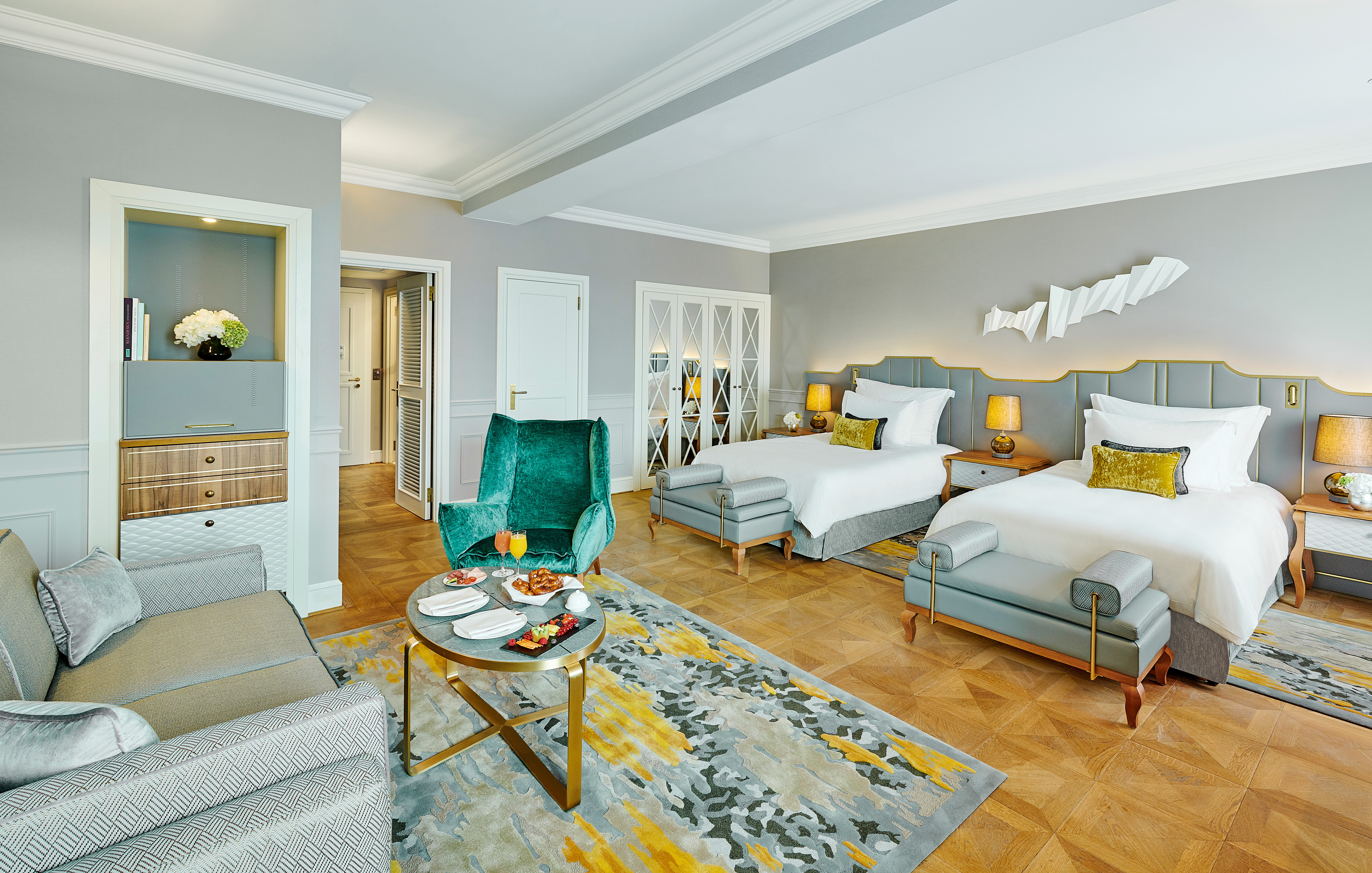 MANDARIN, TWIN BEDS