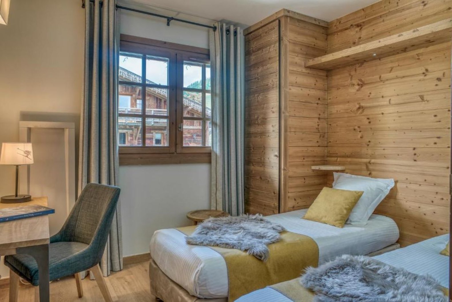 Room at Les Loges Blanches, MEGEVE