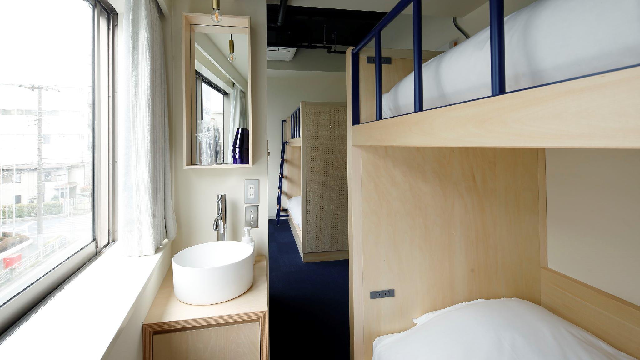 Budget, Quadruple, Bunk Beds, No Window, Main Building