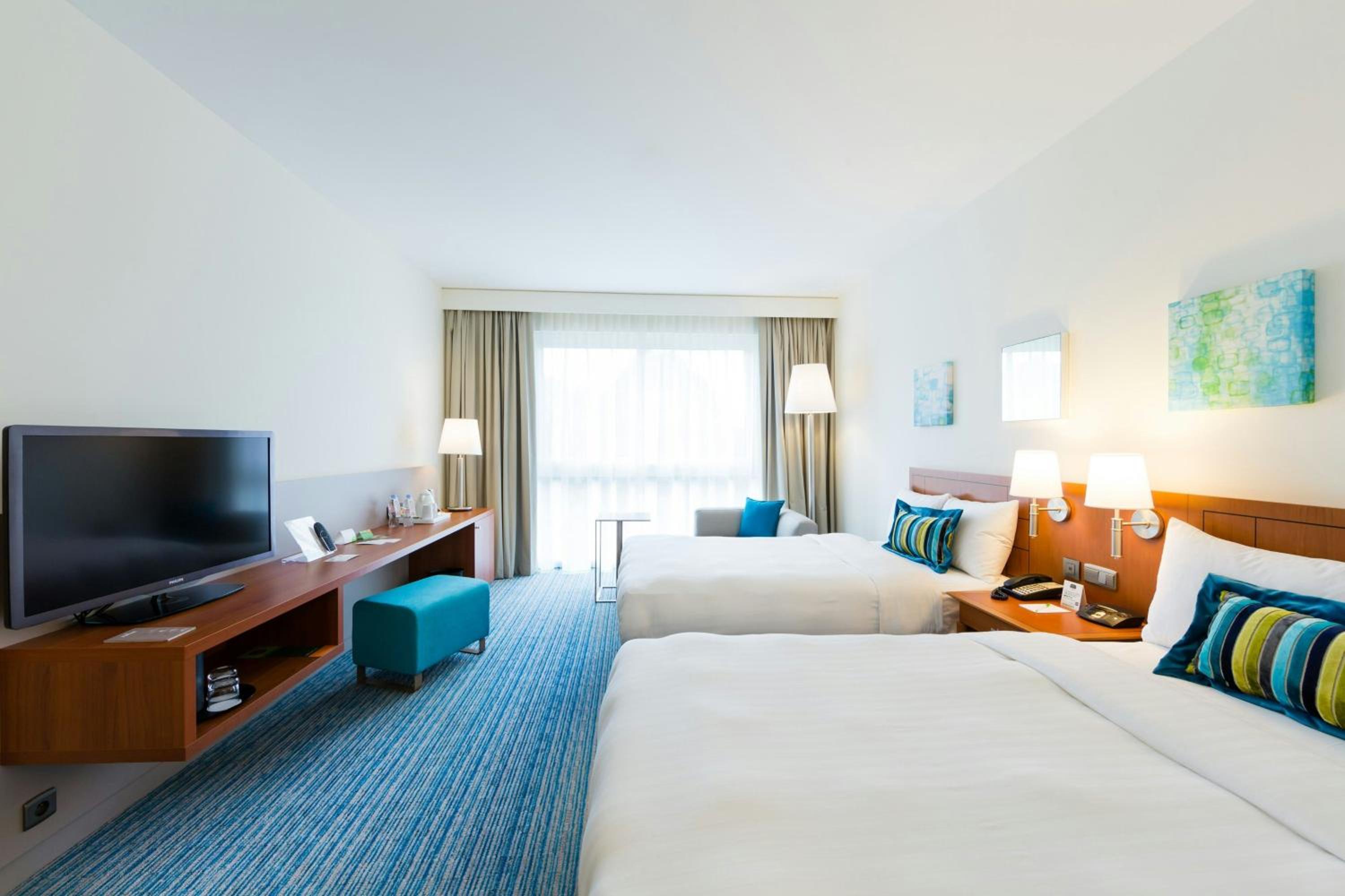 غرفة متصلة عائلية بسرير فردي، Courtyard By Marriott Brussels 10/10