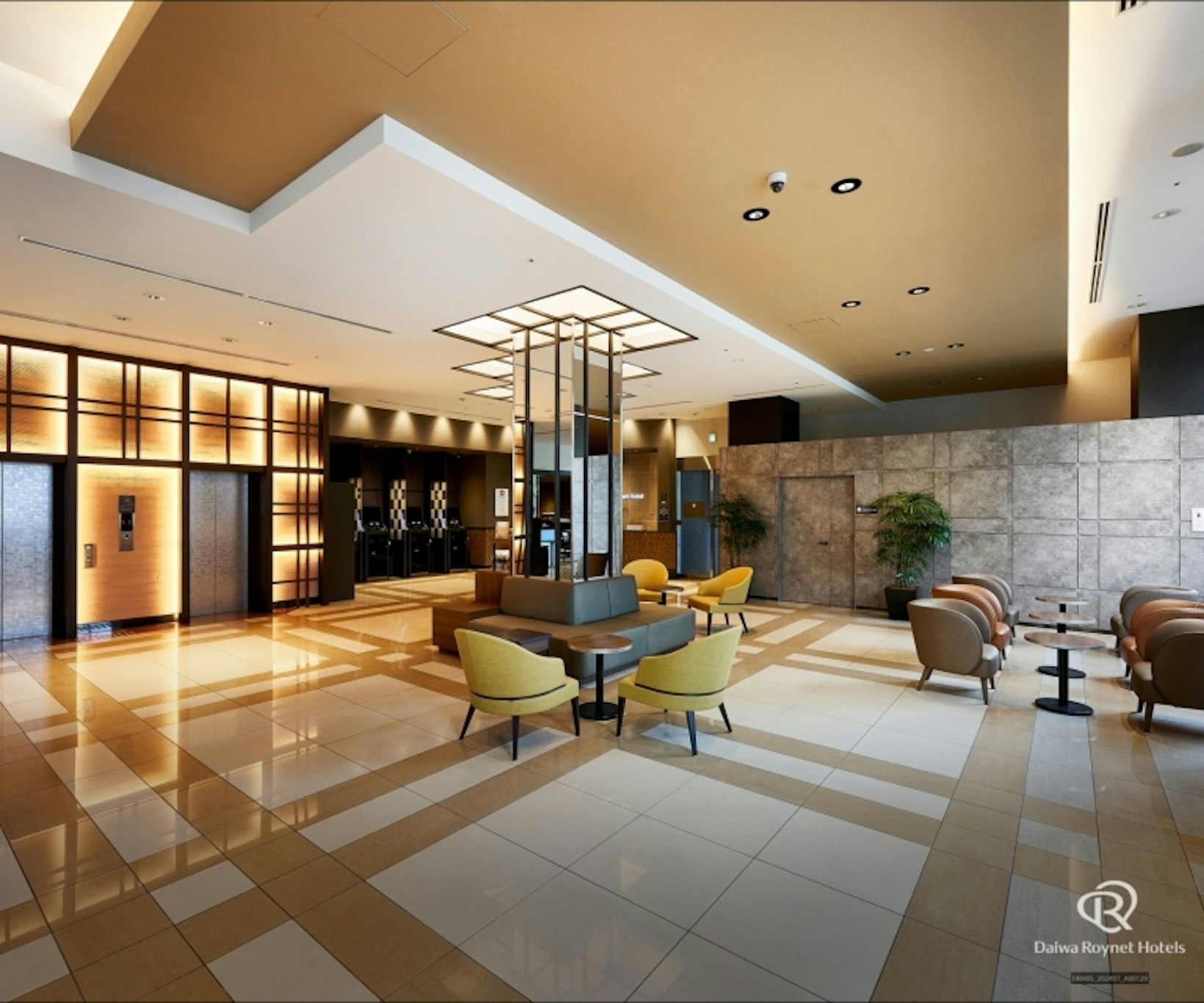 Lobby at Daiwa Roynet Hotel Kyoto Hachijoguchi, KYOTO