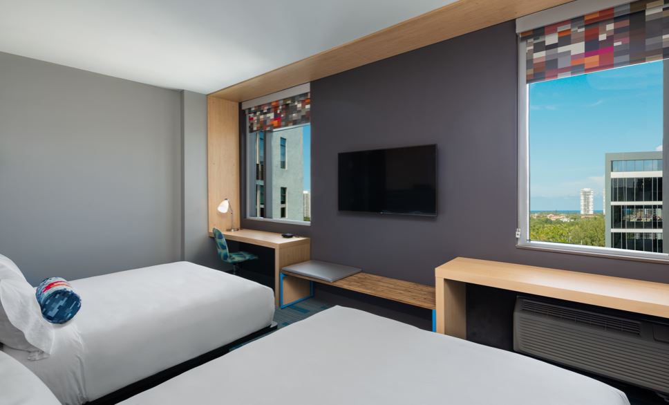 Aloft, Guest Room, 2 Queen Beds