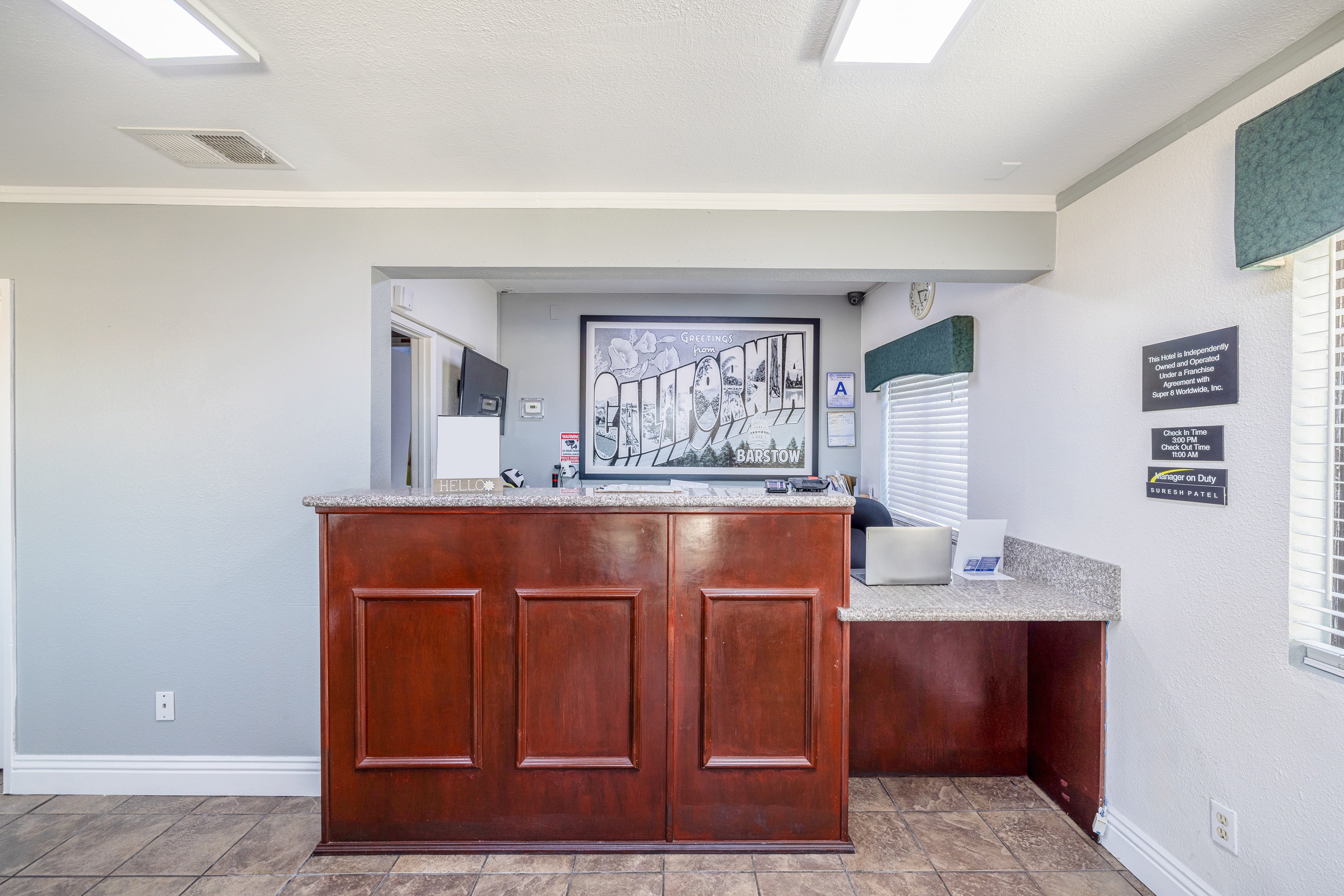 Lobby at Townhouse Barstow On Historic Route 66 CA  I 15, BARSTOW - CA