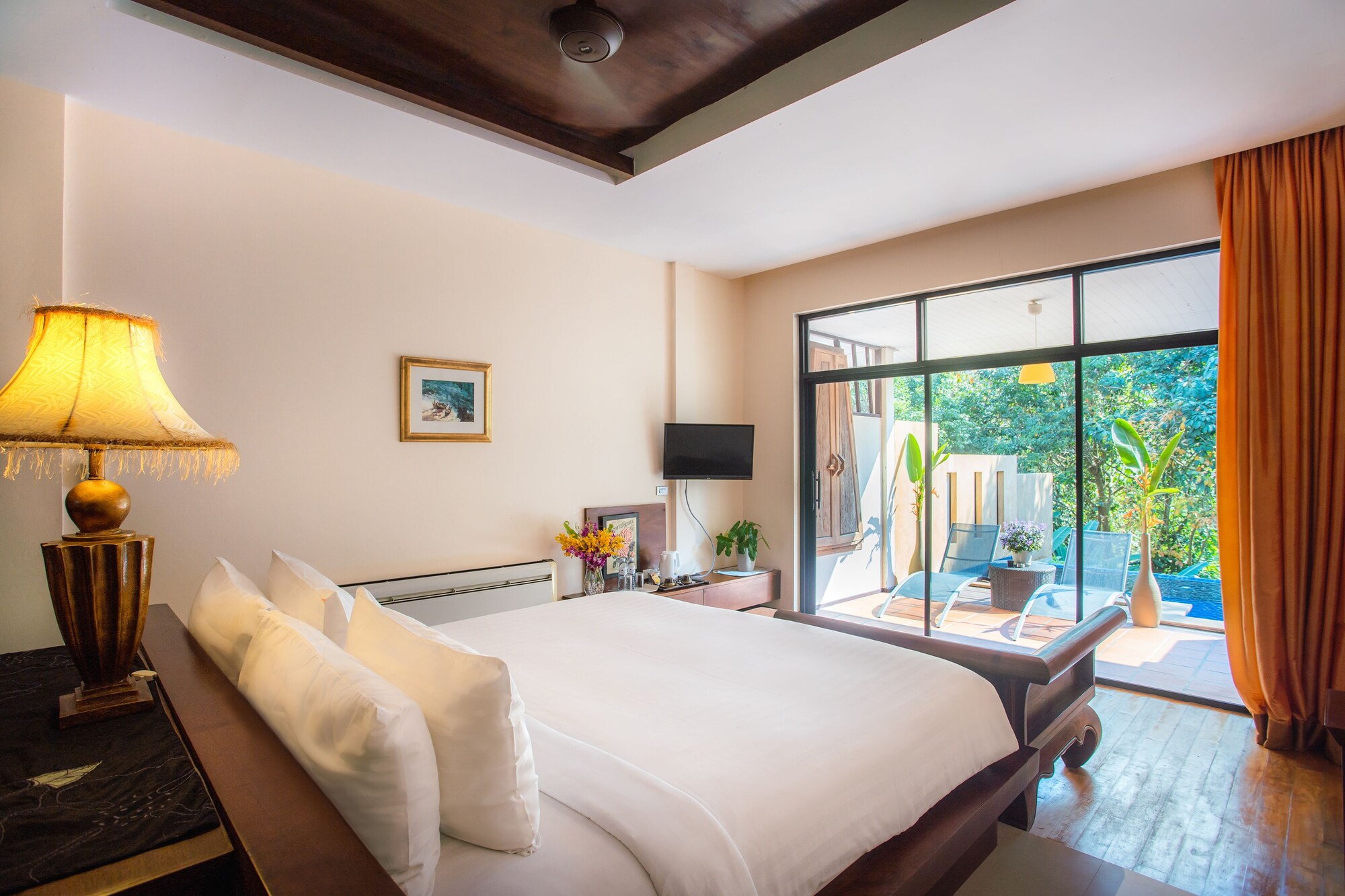 غرفة ديلوكس بسرير كينج بمسبح خاص، Koh Chang Cliff Beach Resort 8/10